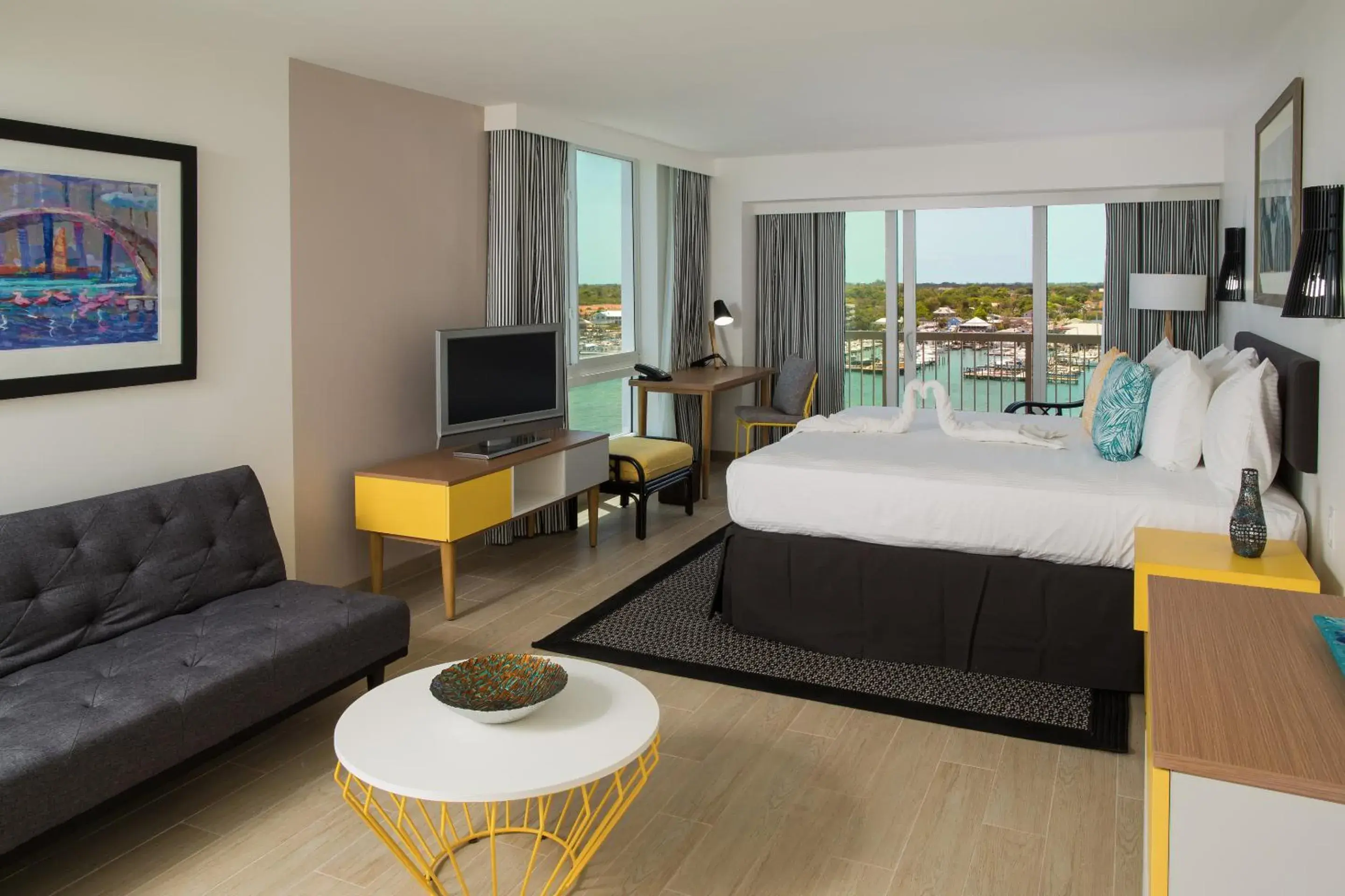Harbor Premium Balcony King - single occupancy in Warwick Paradise Island Bahamas - All Inclusive - Adults Only Harbor Premium Balcony King - single occupancy in Warwick Paradise Island Bahamas - All Inclusive - Adults Only