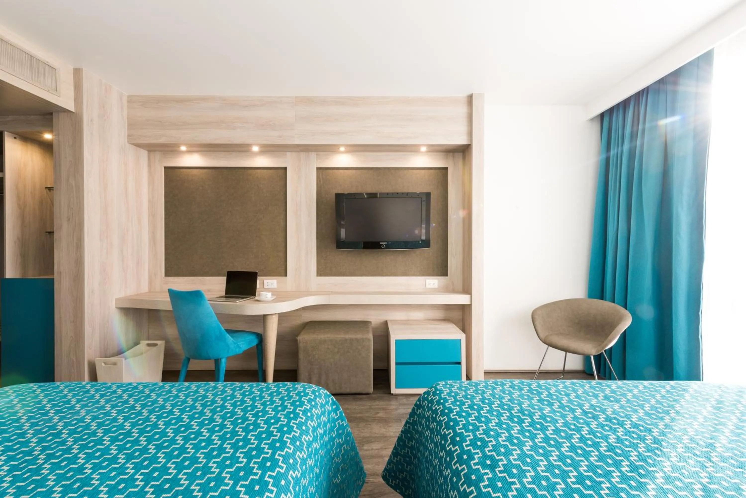 Bed in Hotel Casa Blanca