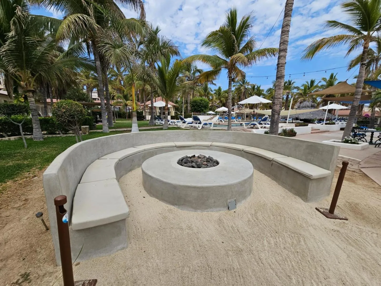 fireplace in Buena Vista Oceanfront & Hot Springs Resort