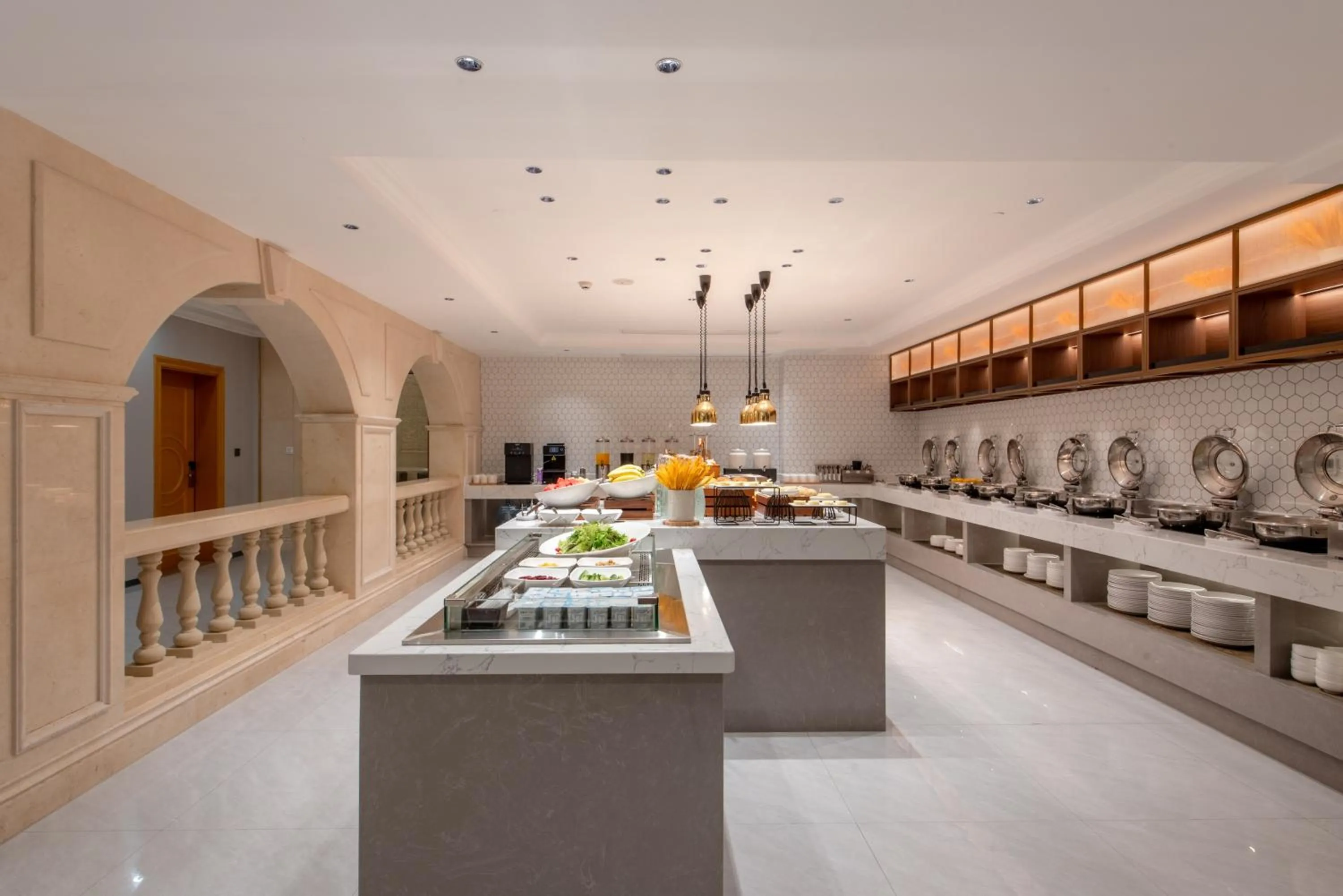 Buffet breakfast in Vienna International Hotel Guangzhou Baiyun International Conference Center