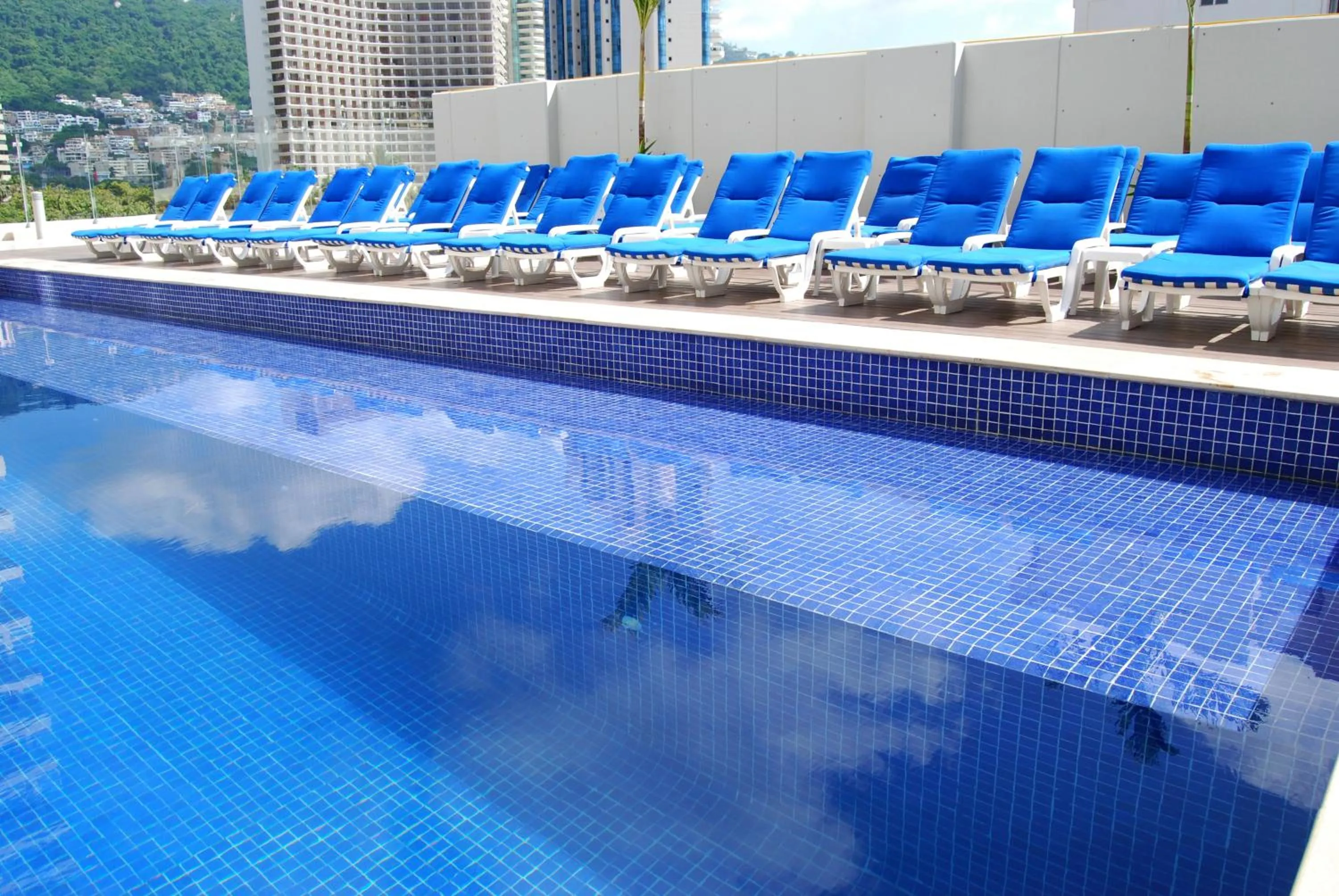 Pool view in One Acapulco Costera