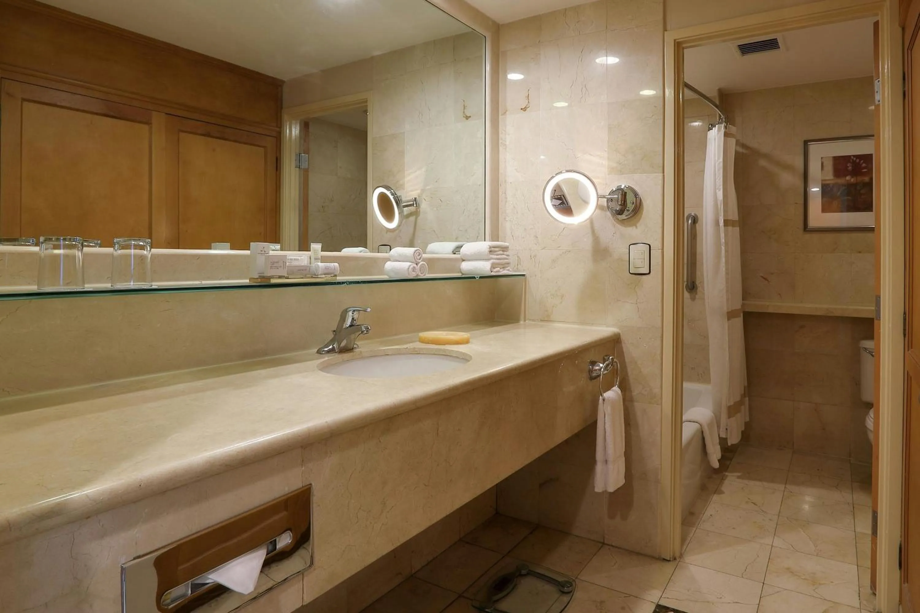 Bathroom in Marriott Tijuana Hotel