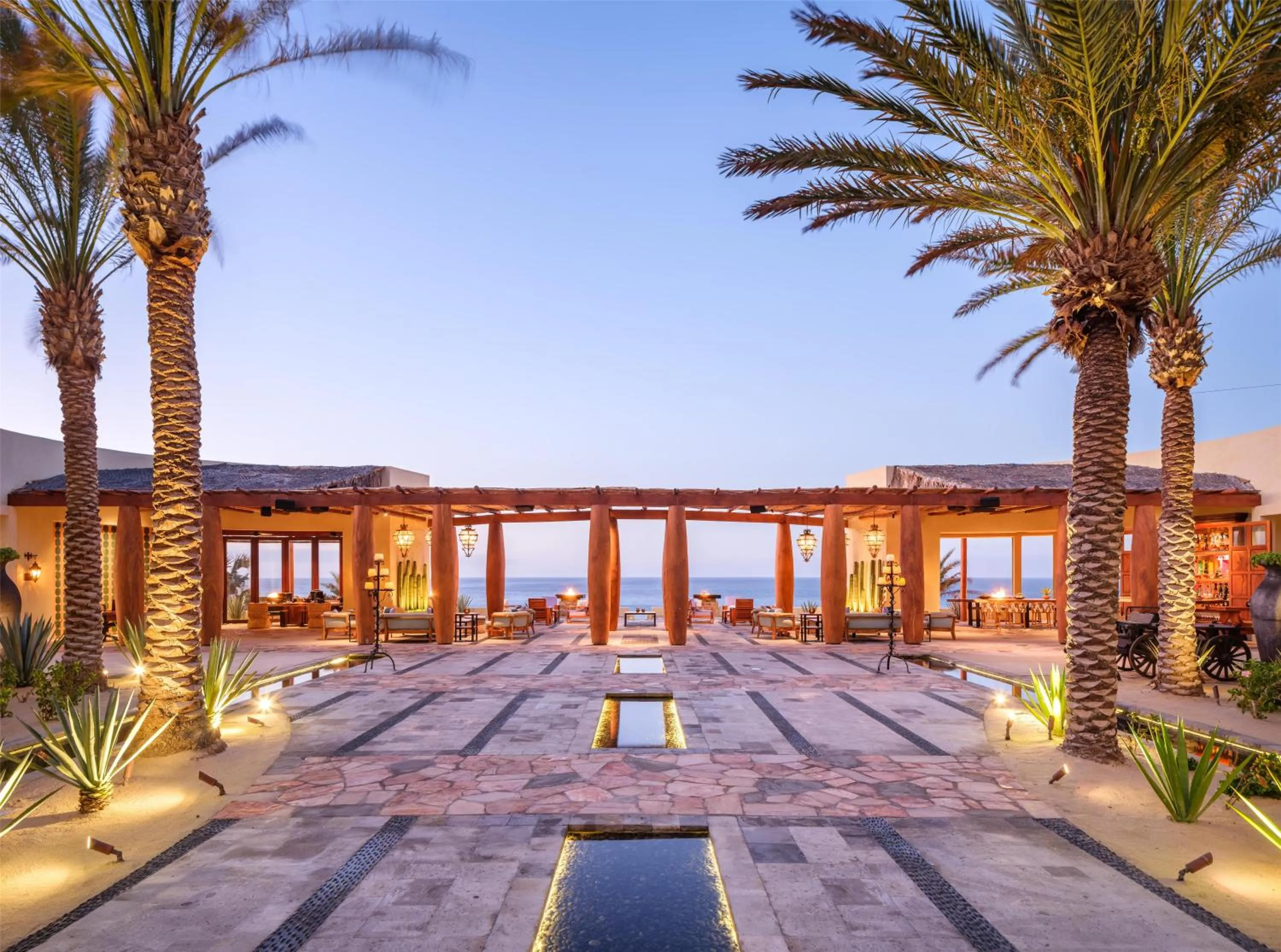 Inner courtyard view in Waldorf Astoria Los Cabos Pedregal