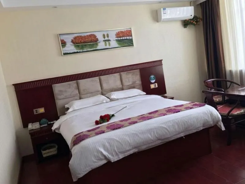 Bed in GreenTree Inn PingLiang JingNing Bus Station Business Hotel