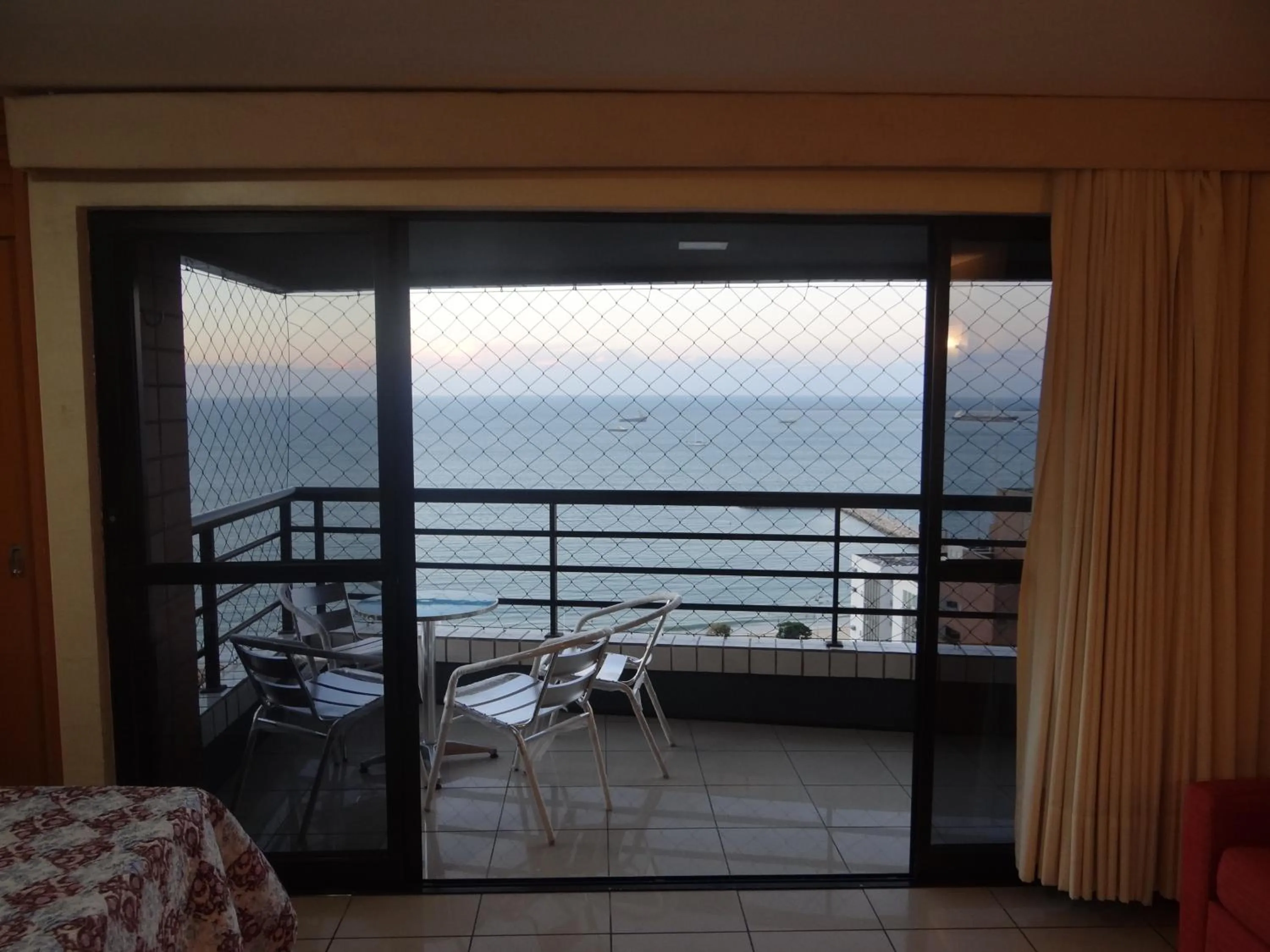 Balcony/Terrace in Apartamento Em Andar Alto com Vista Mar Meireles