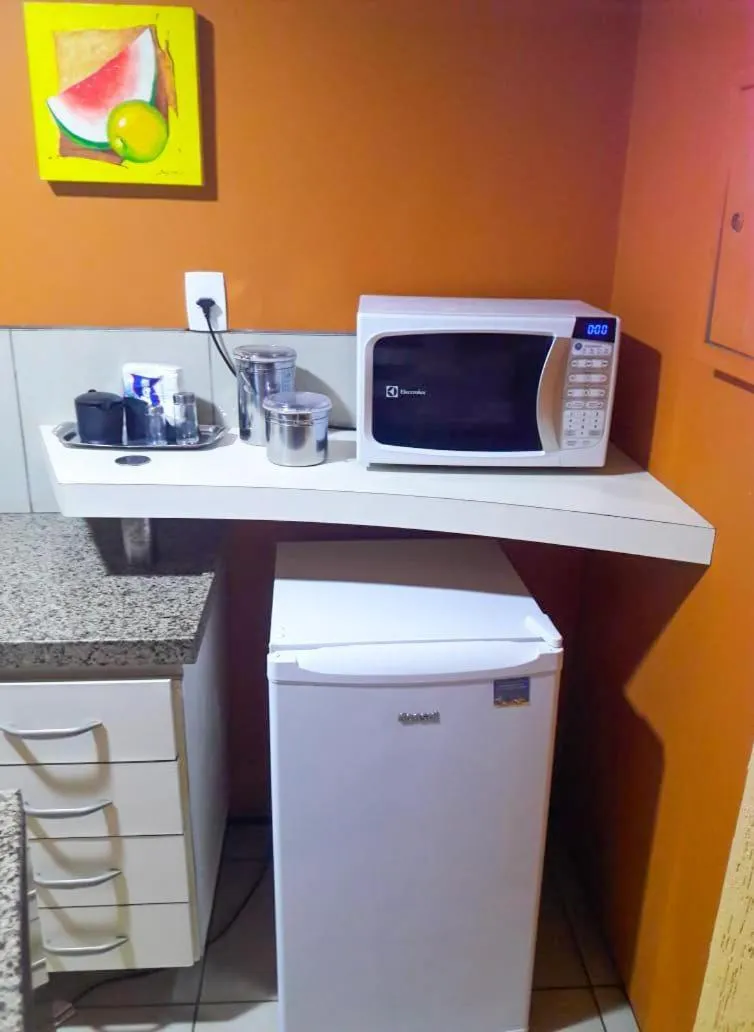 minibar in Apartamento Em Andar Alto com Vista Mar Meireles