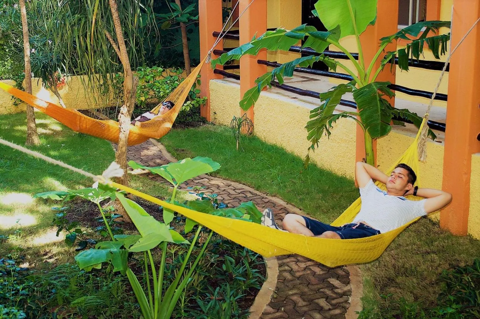 Garden view in Hotel LunaSol