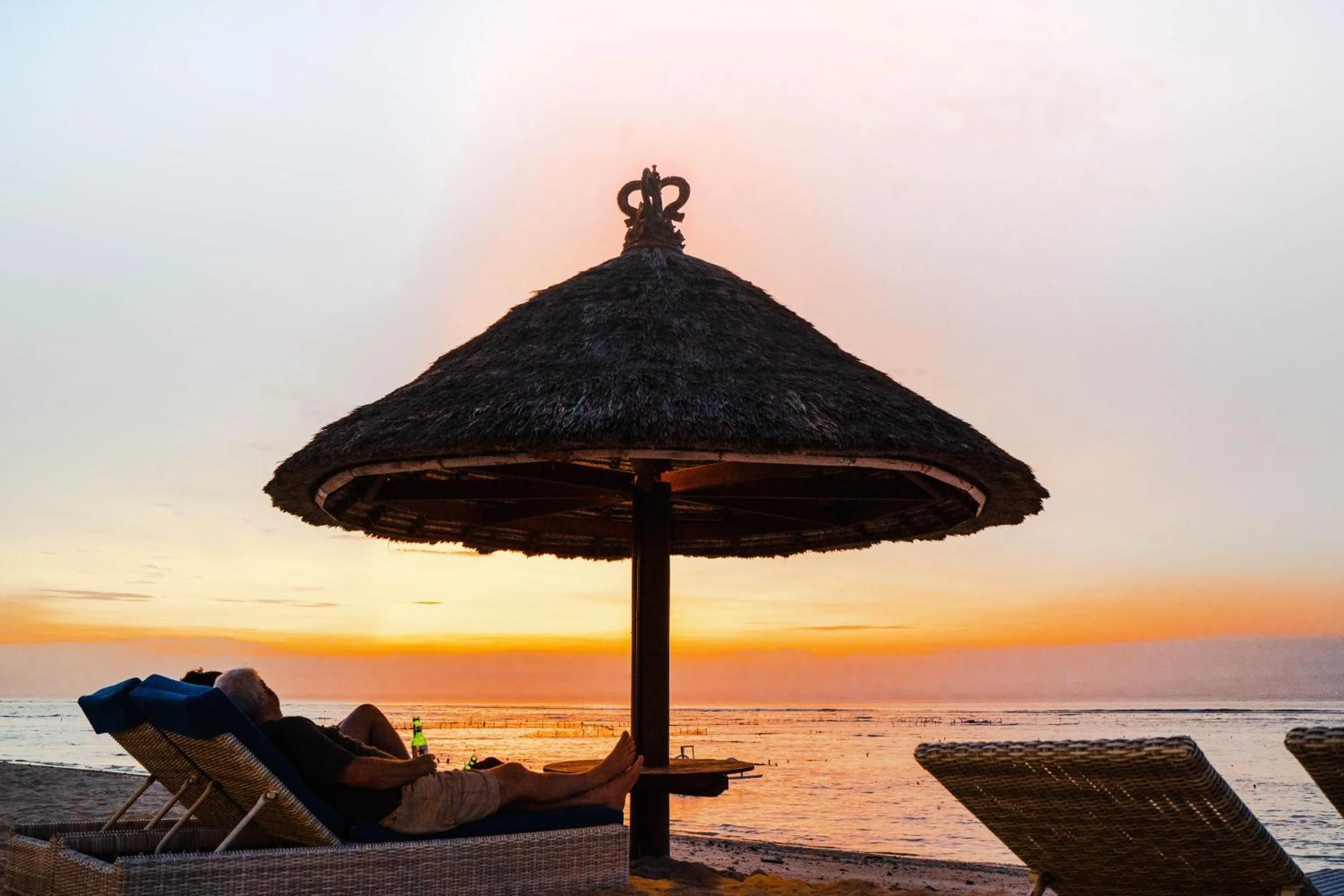 Sunset in Mahagiri Resort Nusa Lembongan