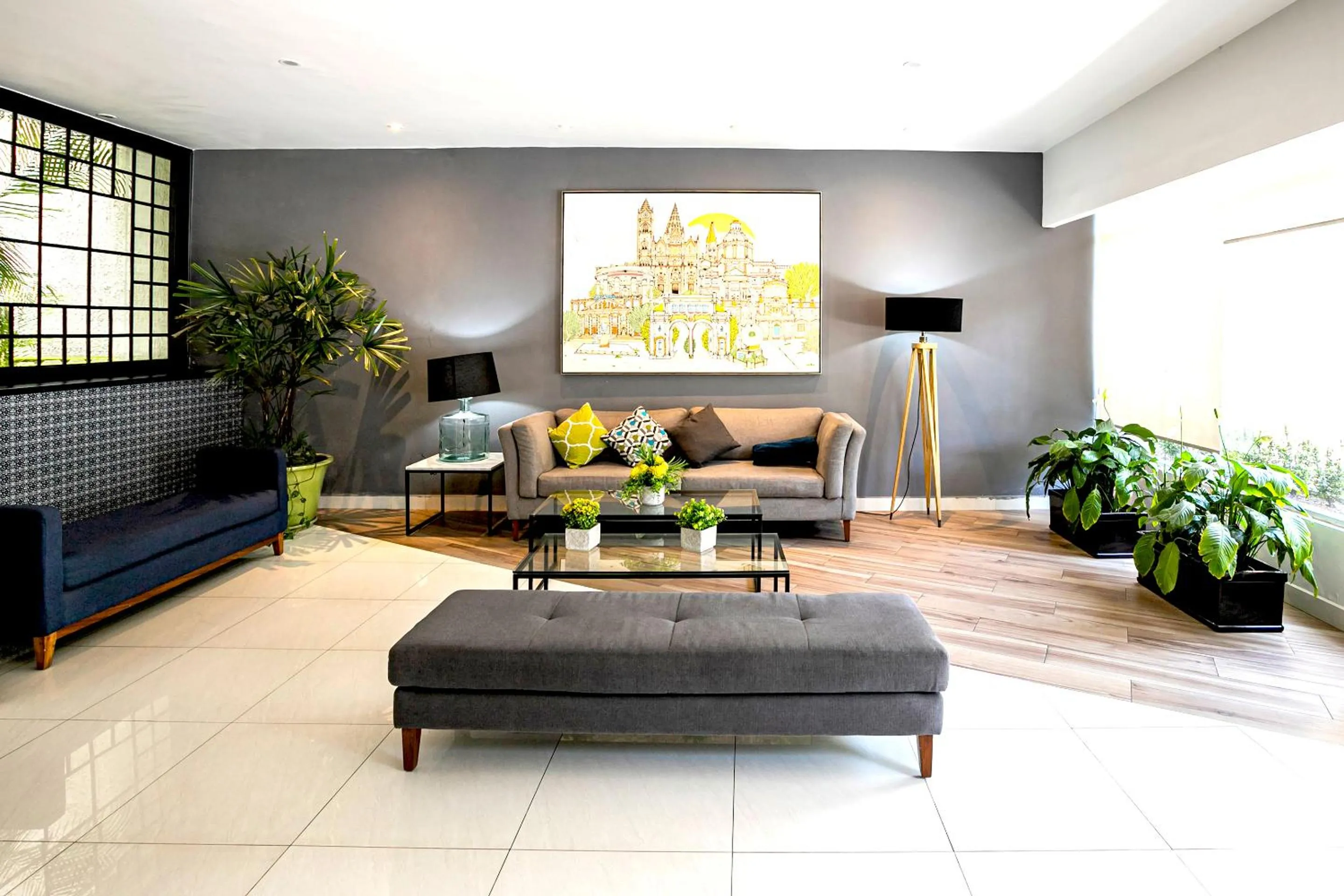 Living room in Hotel Arboledas Expo