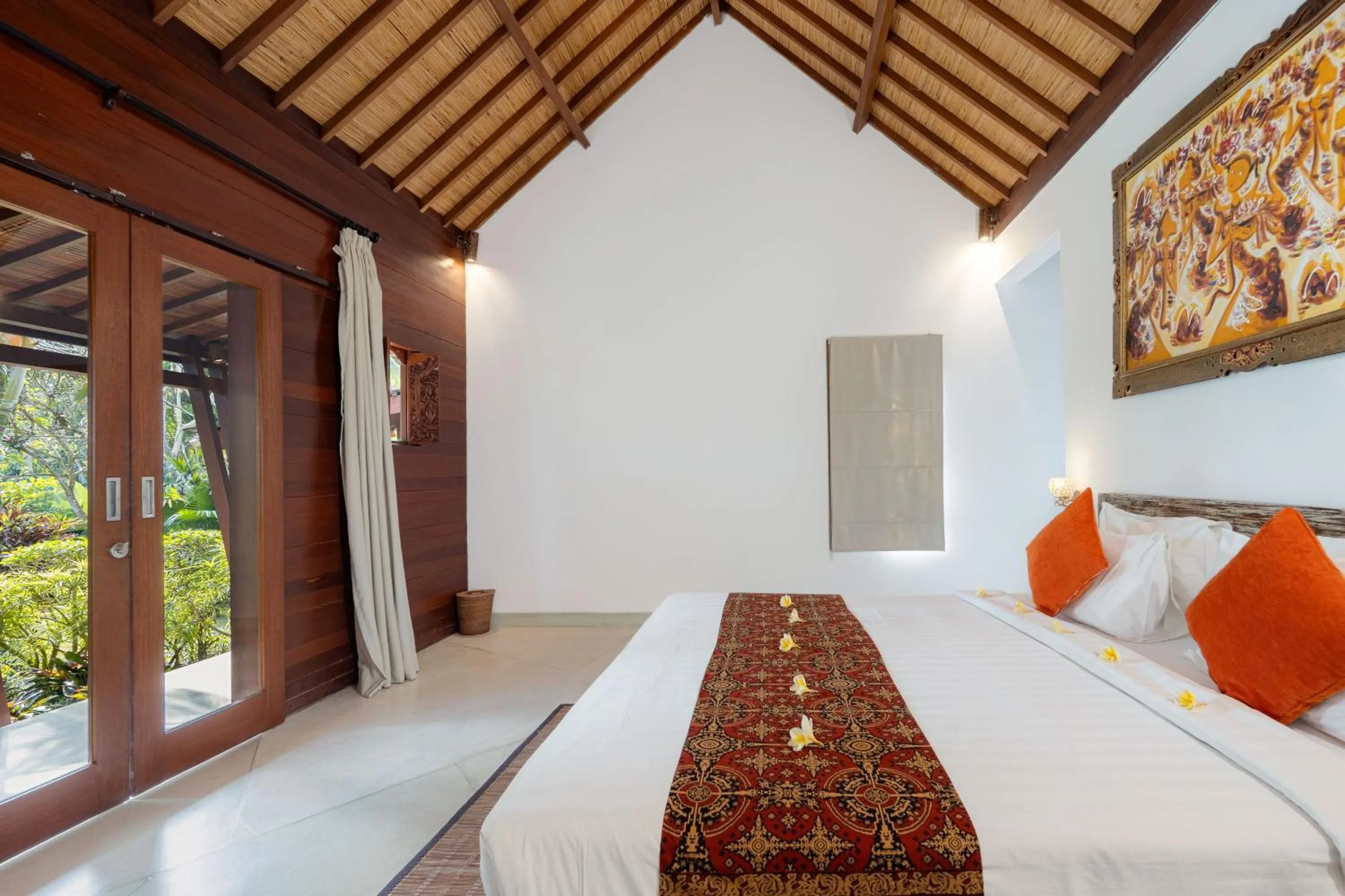 Bed in Villa Tegal Tis Ubud