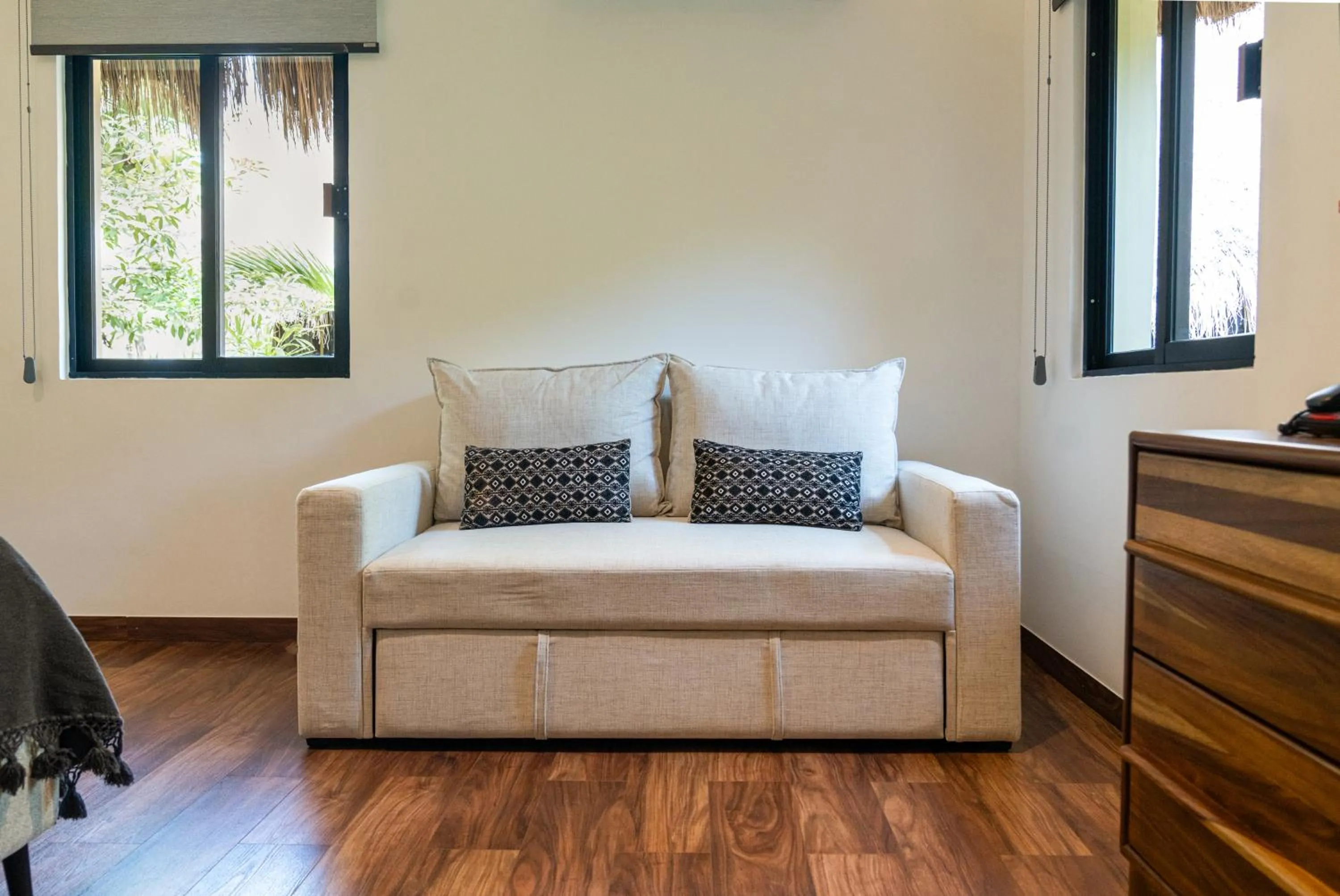 Seating area in Na Balam Hotel