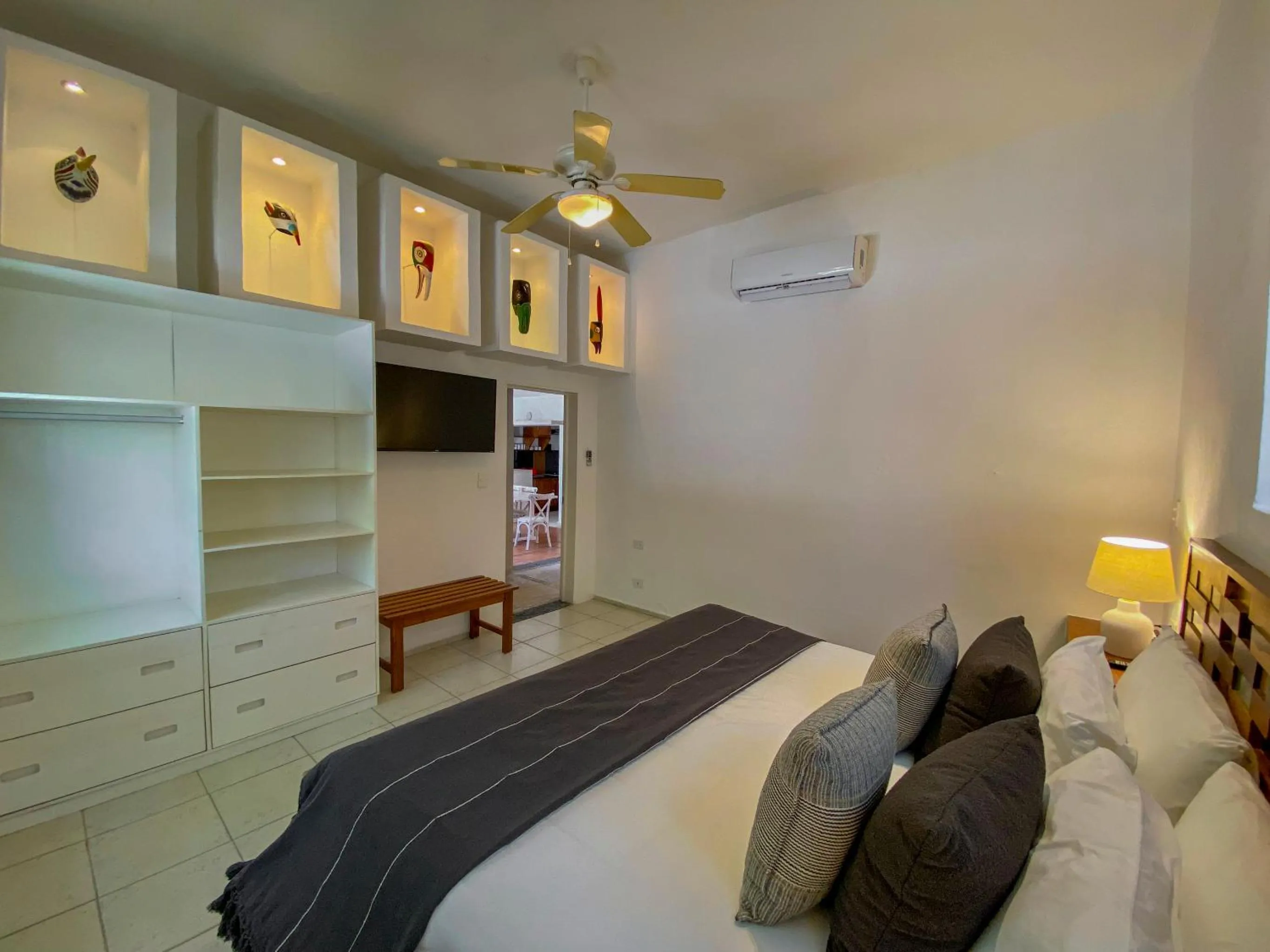 Bedroom, Bed in Na Balam Hotel