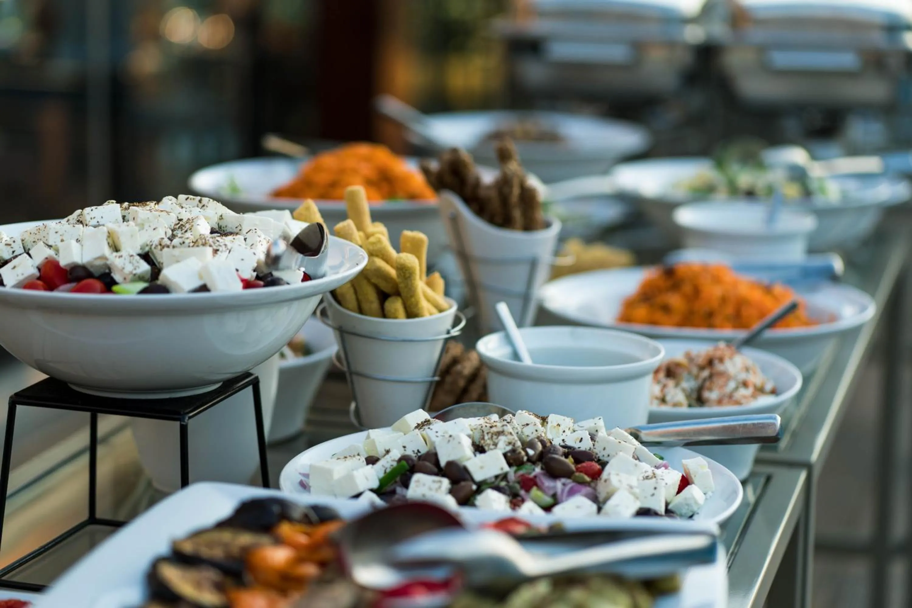Food and drinks in Zeus Wyndham Grand Athens