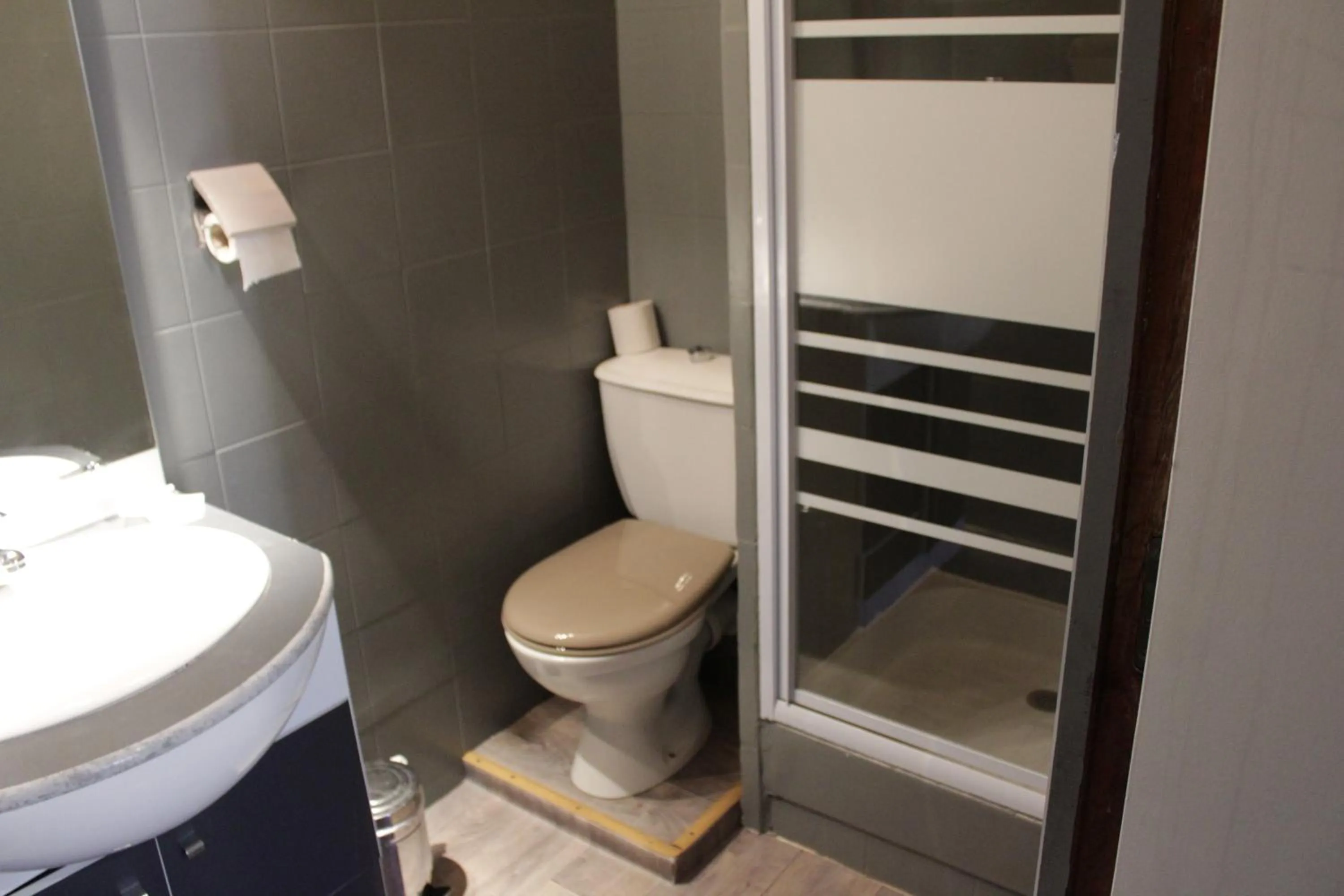 Toilet in Hotel Valérie