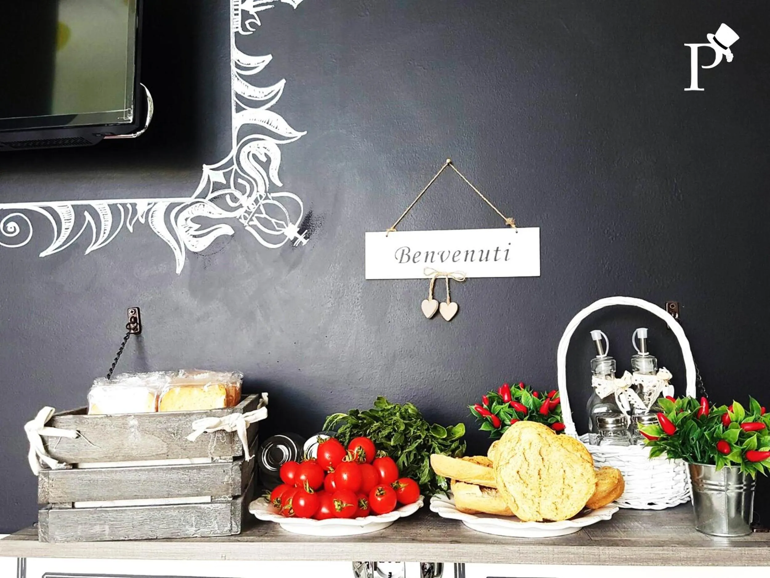 Buffet breakfast in Corte del Pascià