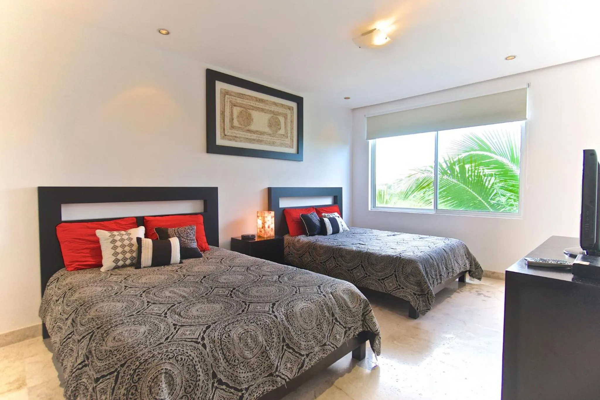 Bedroom, Bed in The Elements Oceanfront & Beachside Condo Hotel