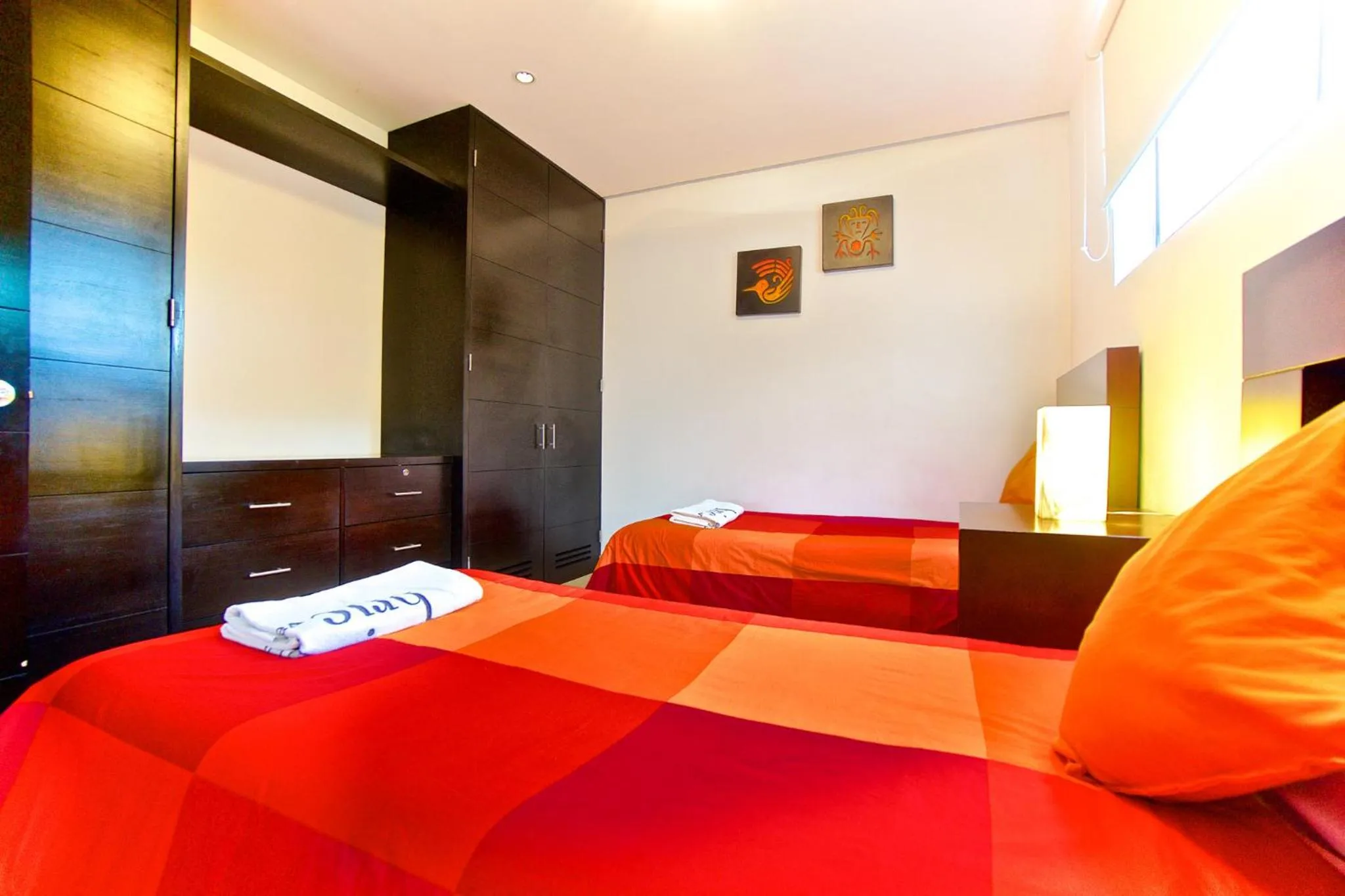 Bedroom, Bed in The Elements Oceanfront & Beachside Condo Hotel