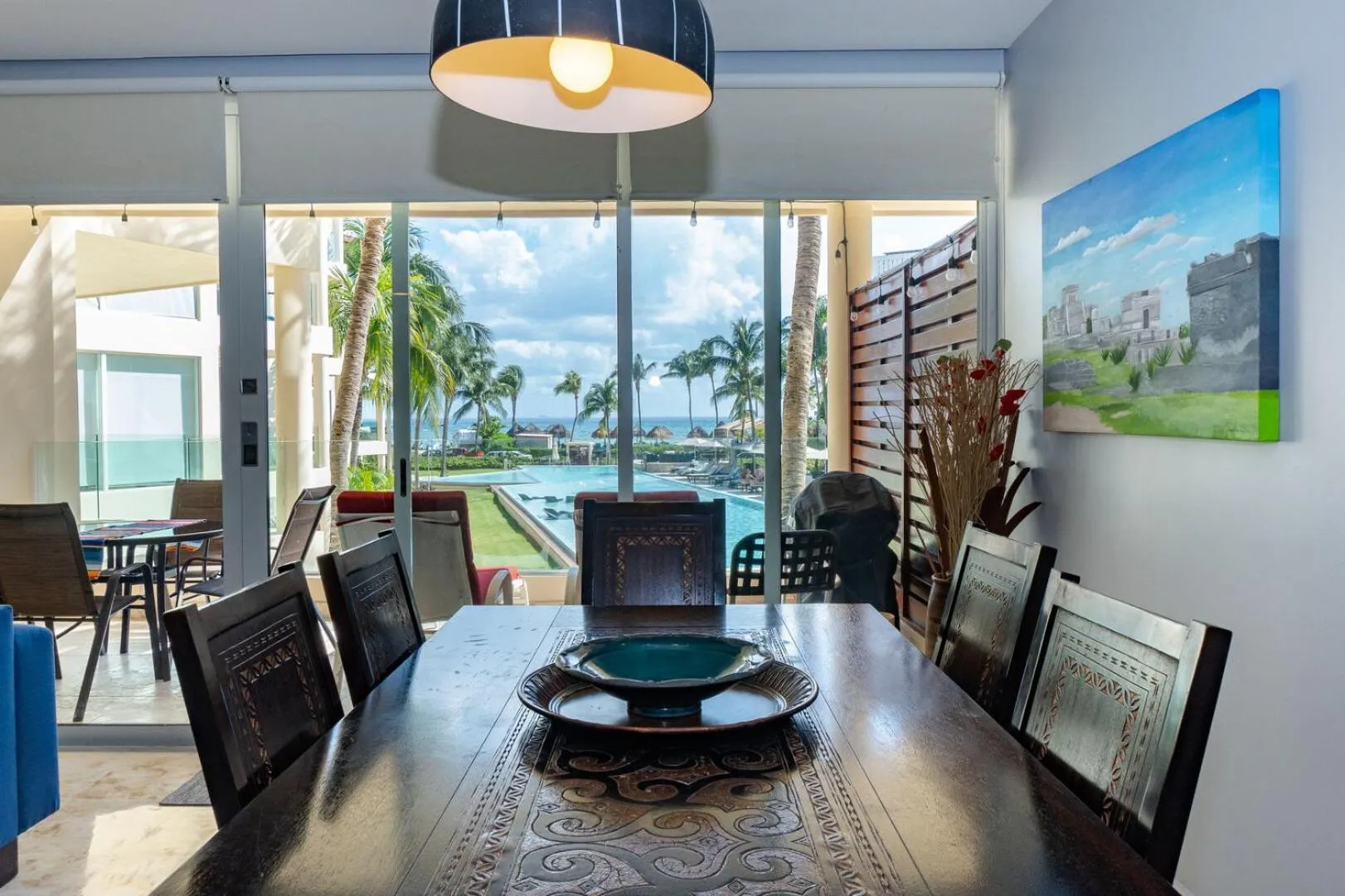 Seating area in The Elements Oceanfront & Beachside Condo Hotel
