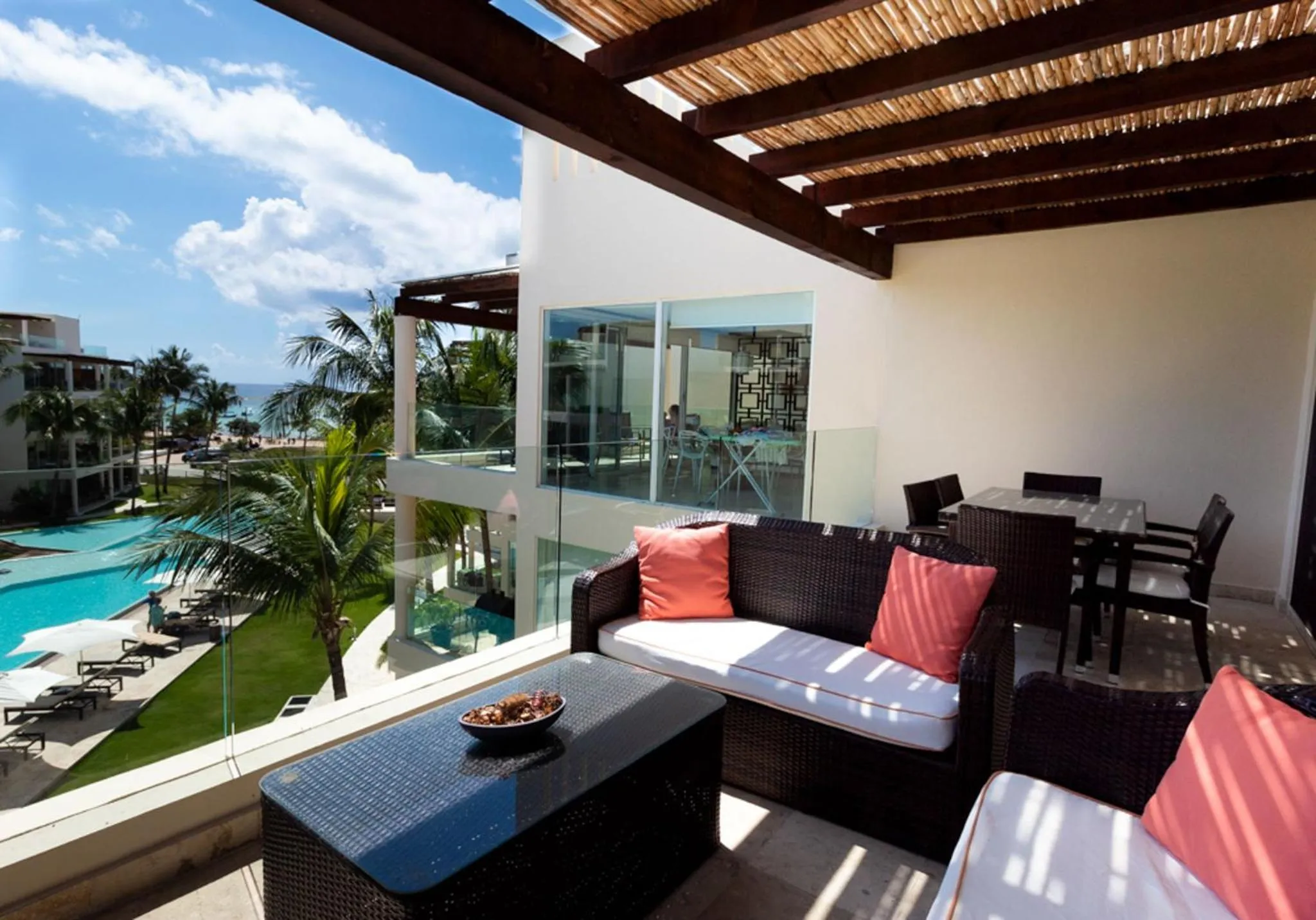 Balcony/Terrace in The Elements Oceanfront & Beachside Condo Hotel