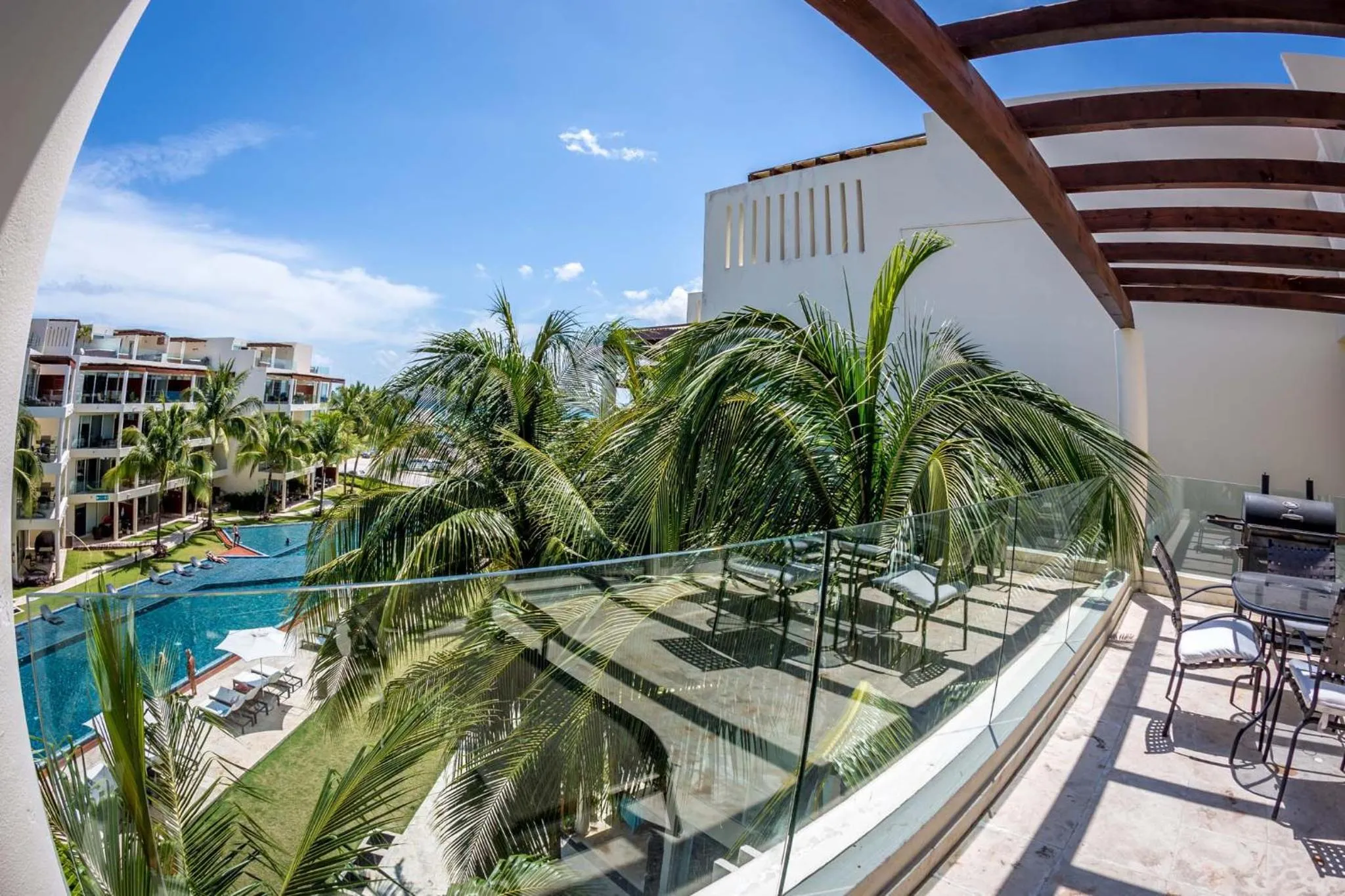 Balcony/Terrace in The Elements Oceanfront & Beachside Condo Hotel