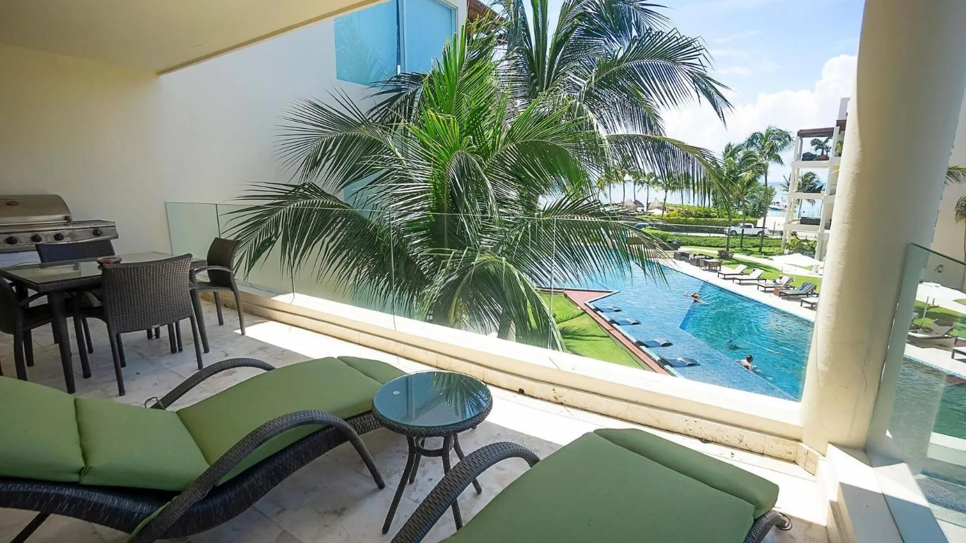 Seating area in The Elements Oceanfront & Beachside Condo Hotel