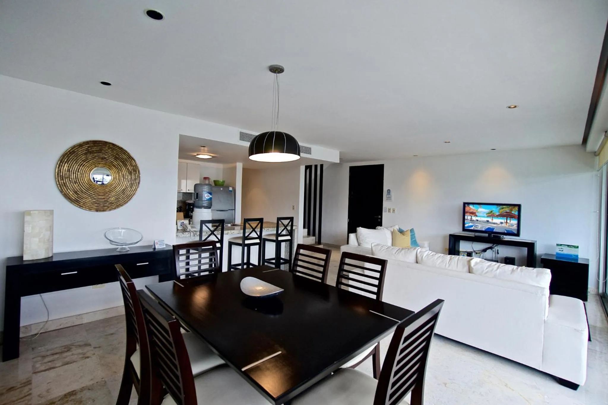 Dining area in The Elements Oceanfront & Beachside Condo Hotel