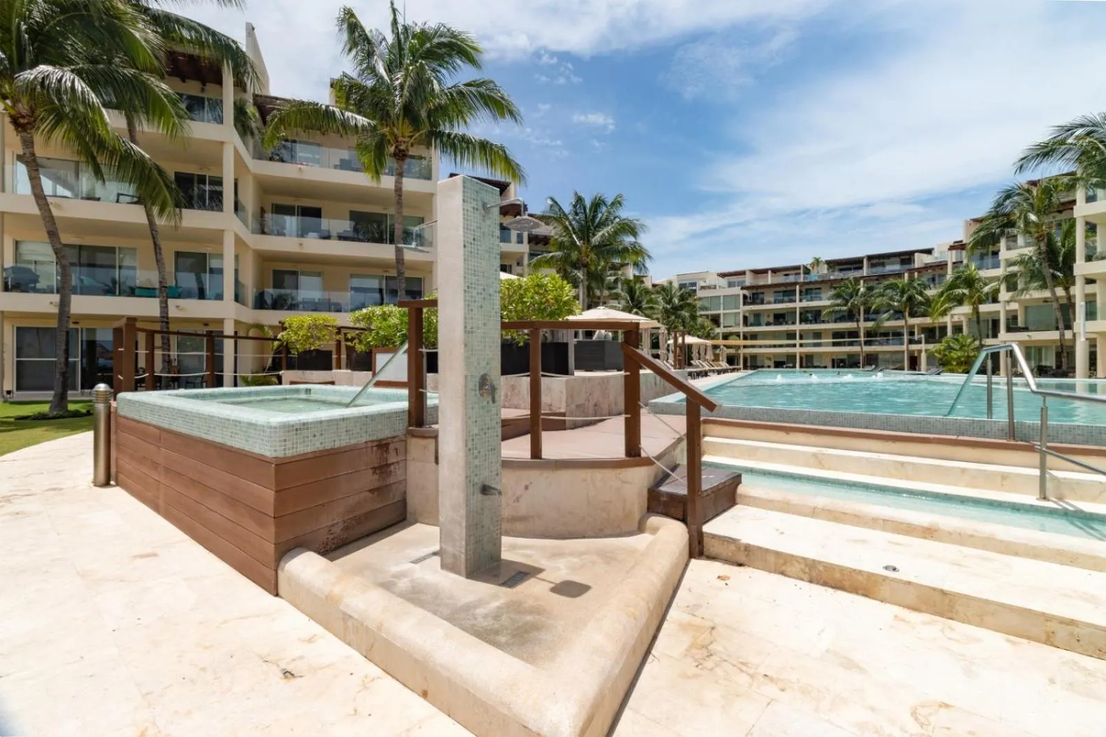 Swimming pool in The Elements Oceanfront & Beachside Condo Hotel