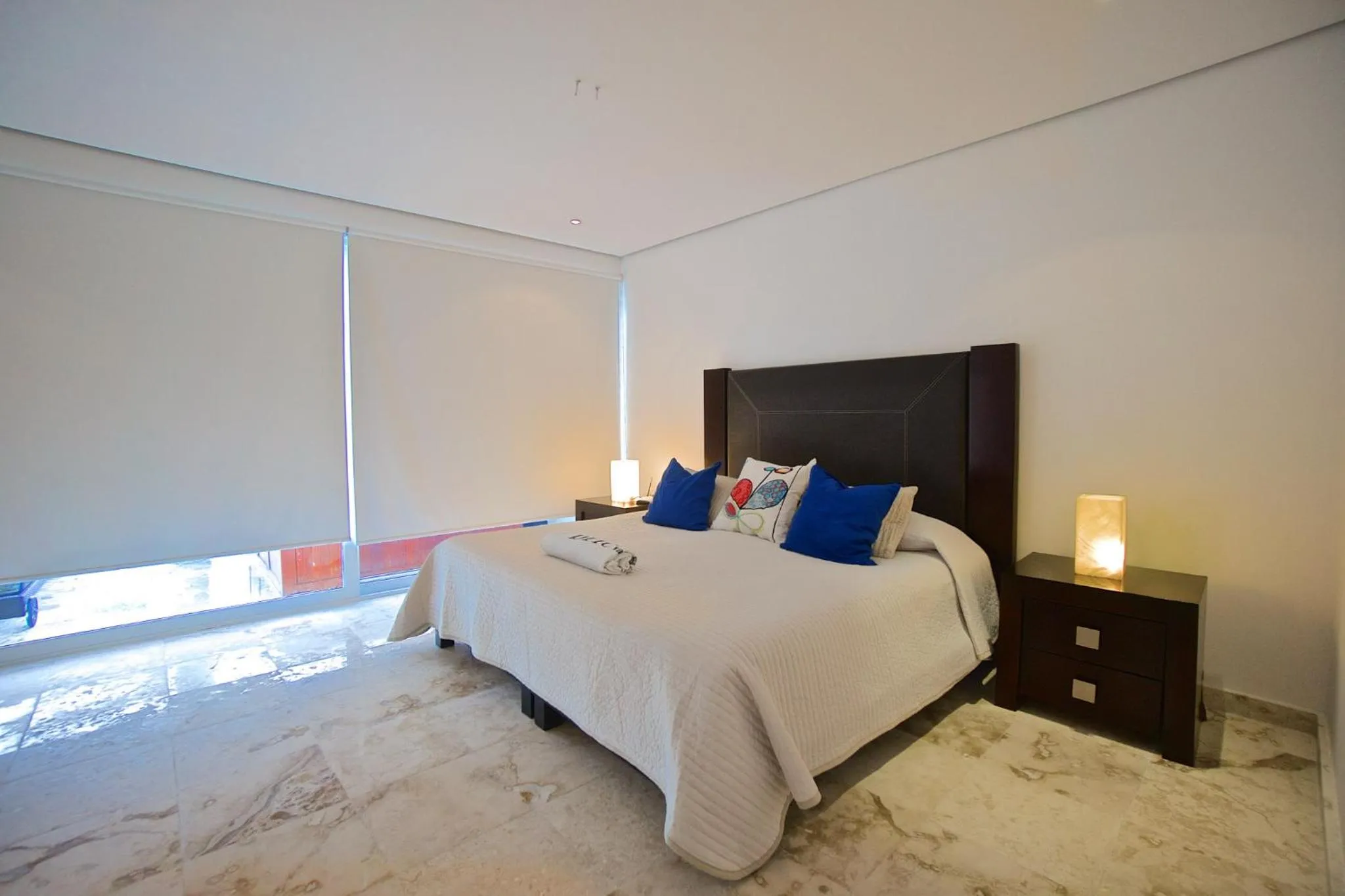 Bedroom, Bed in The Elements Oceanfront & Beachside Condo Hotel