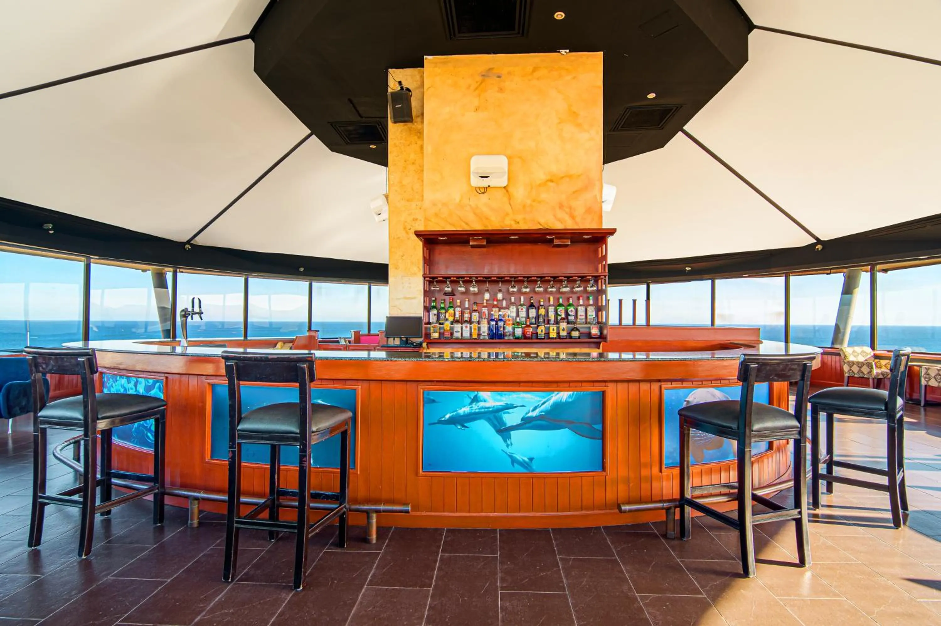 Lounge or bar in GR Solaris Lighthouse