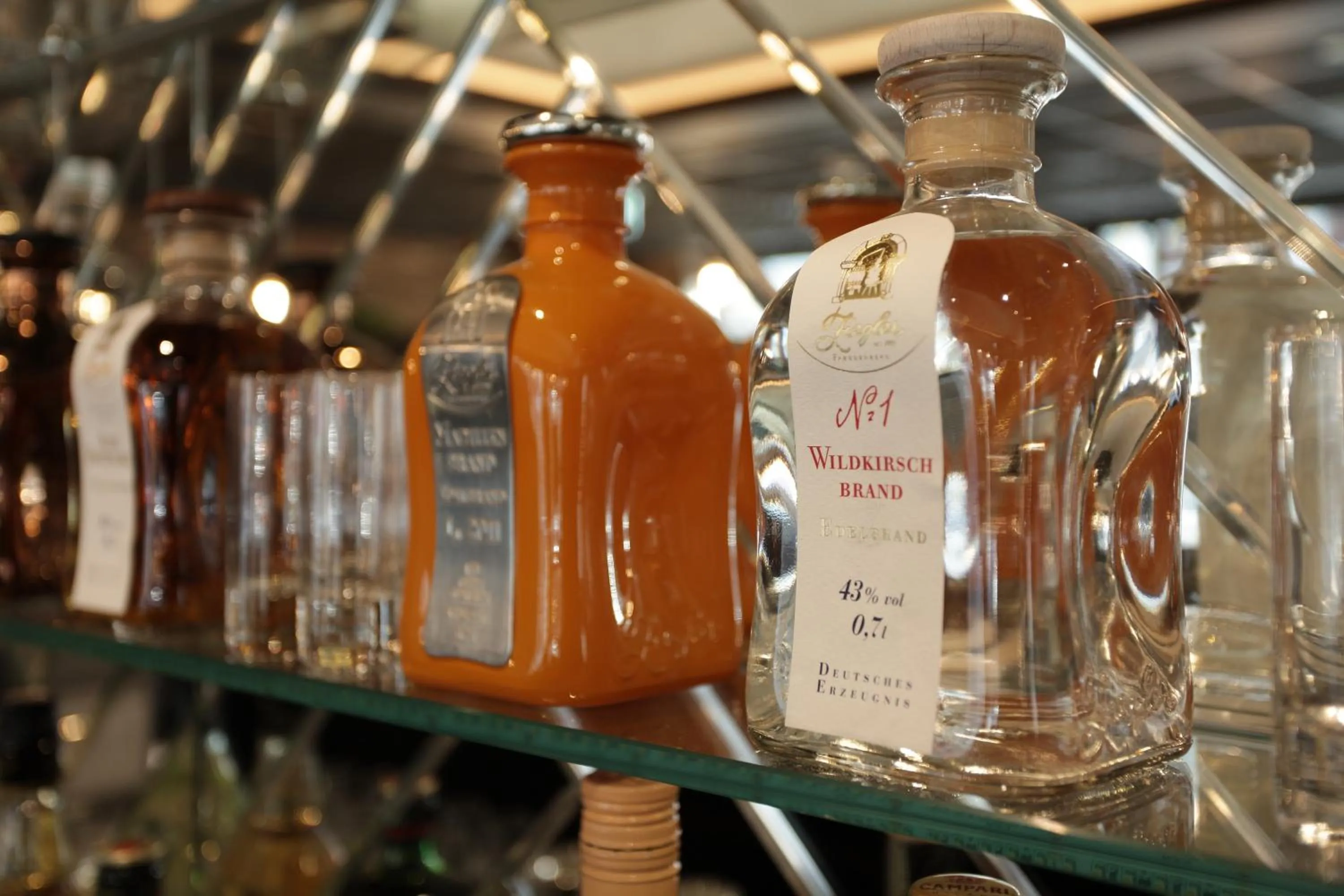 Alcoholic drinks in Hotel Aurelia