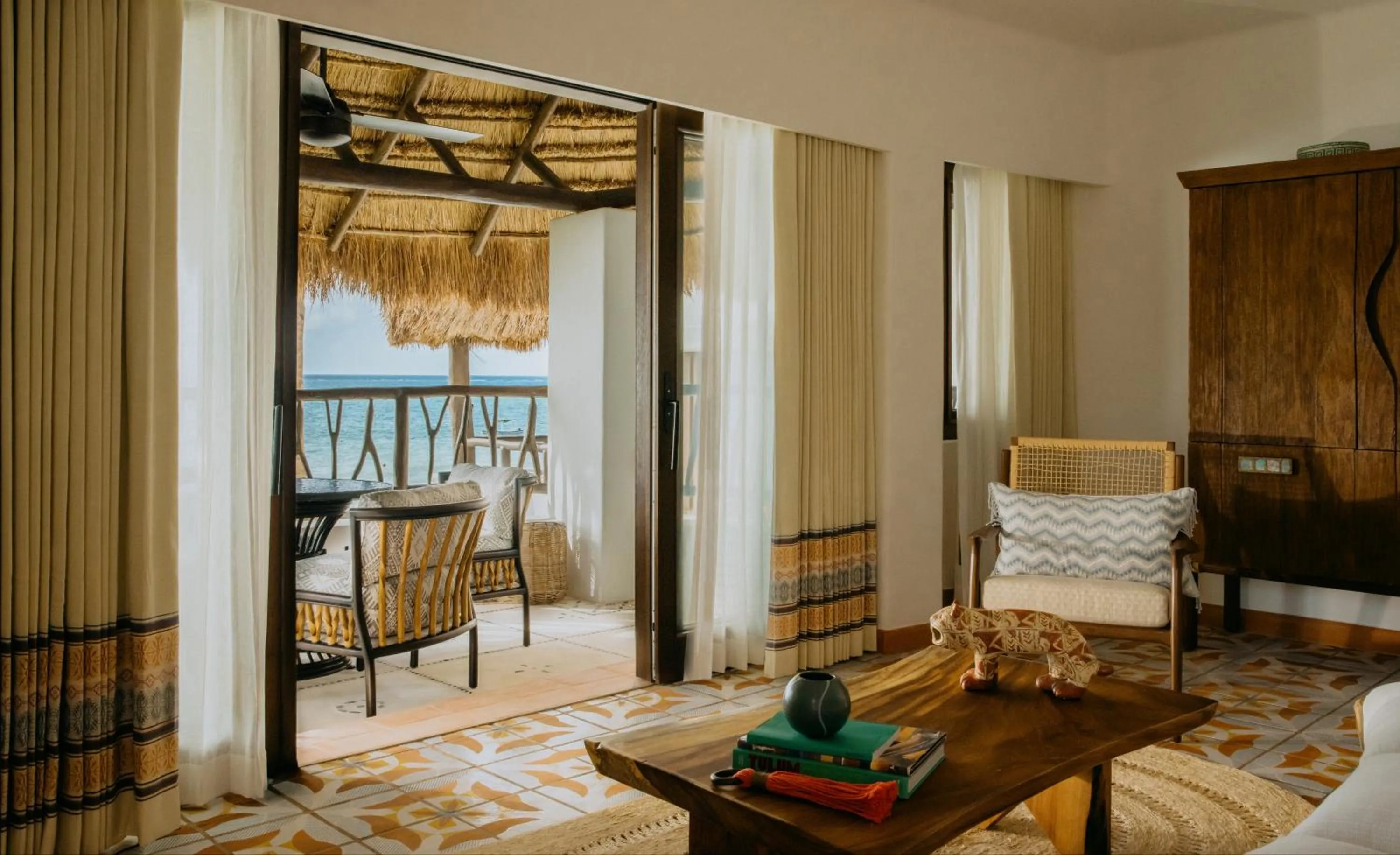 Living room in Maroma, A Belmond Hotel, Riviera Maya