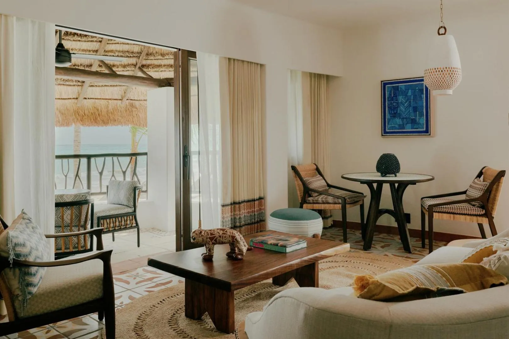 Living room in Maroma, A Belmond Hotel, Riviera Maya