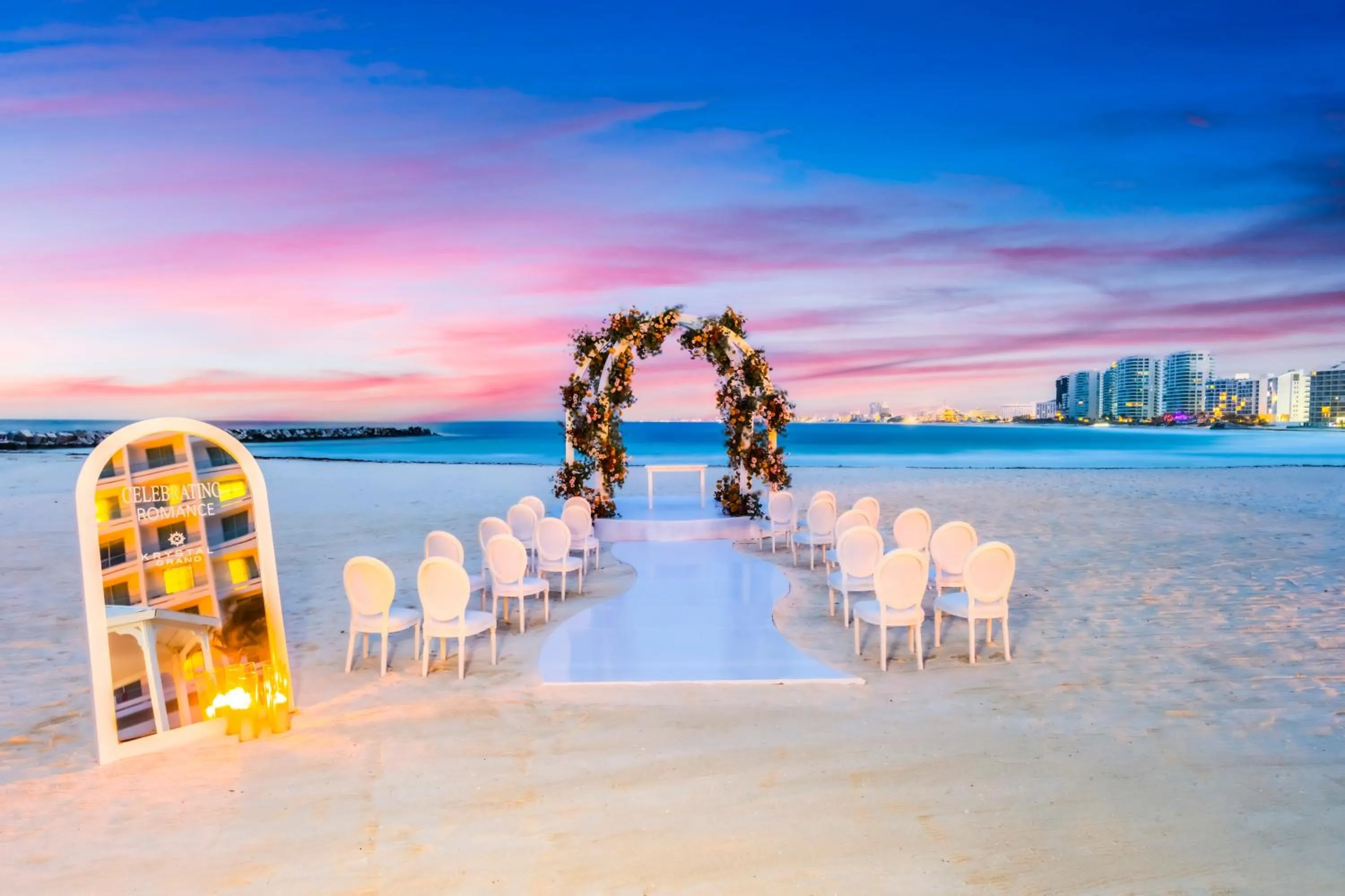 wedding in Krystal Grand Cancun All Inclusive