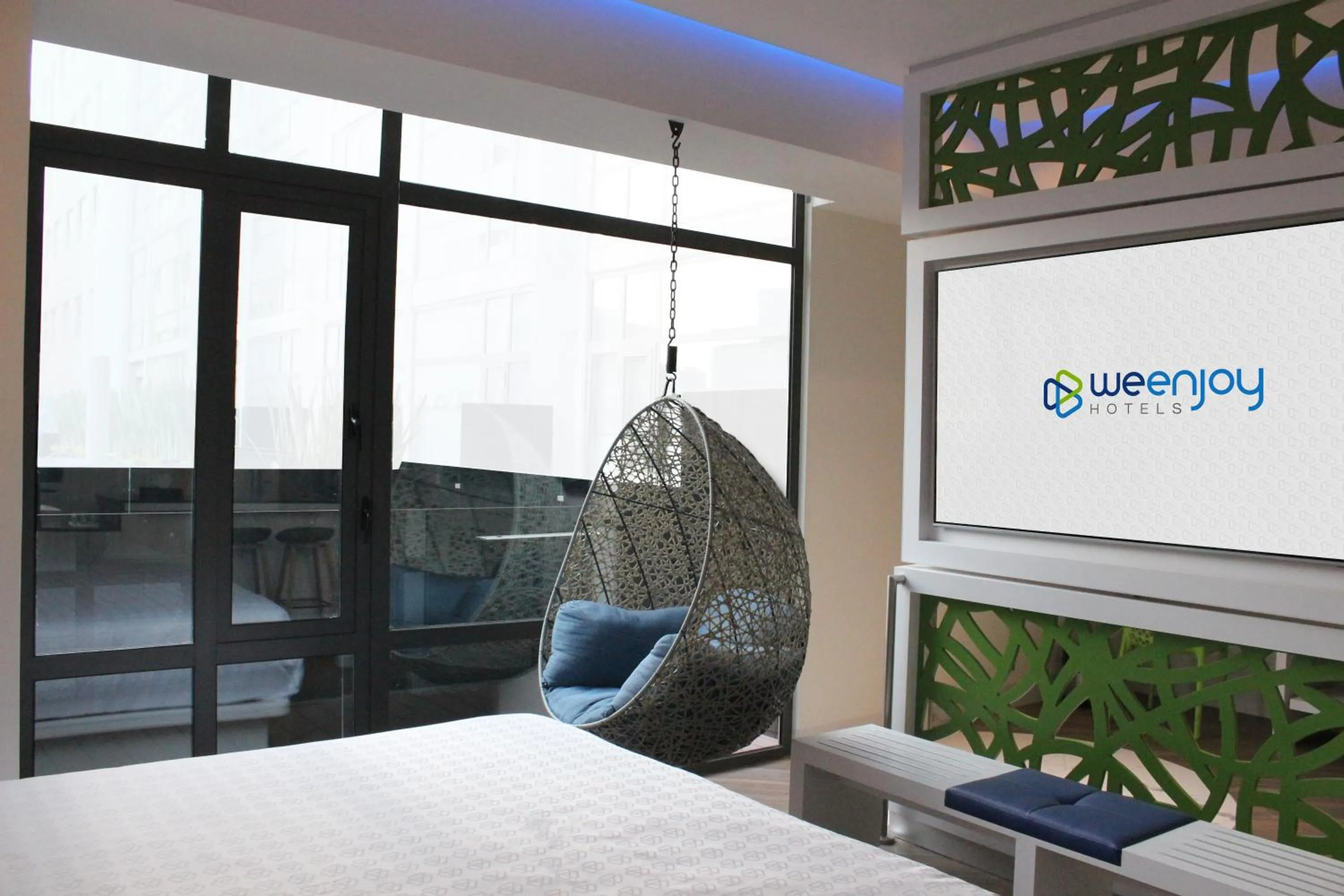 Bed in WeEnjoy Hotels Grand Prix Aeropuerto CDMX