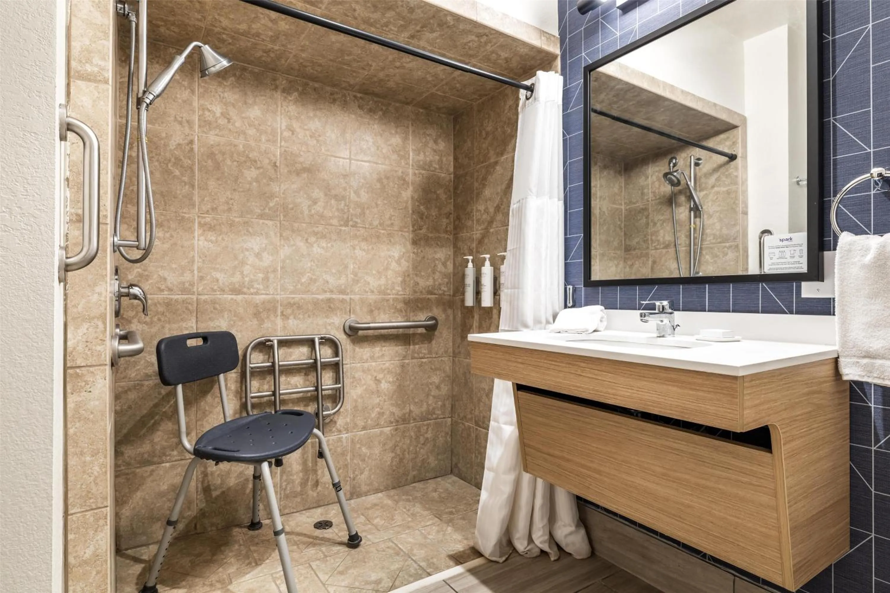 Bathroom in Spark by Hilton La Crosse Onalaska