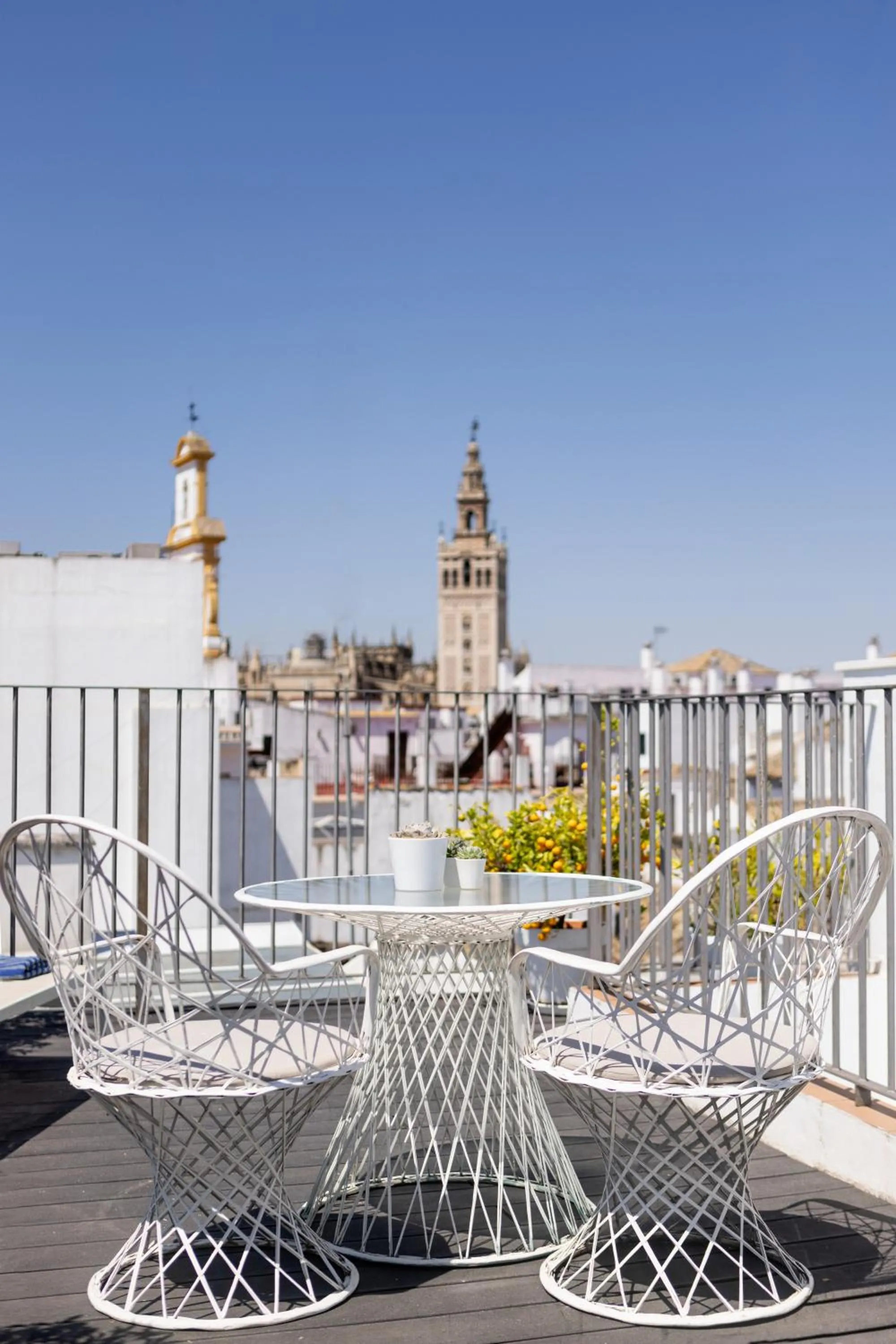 Balcony/Terrace in Hotel Amadeus Sevilla