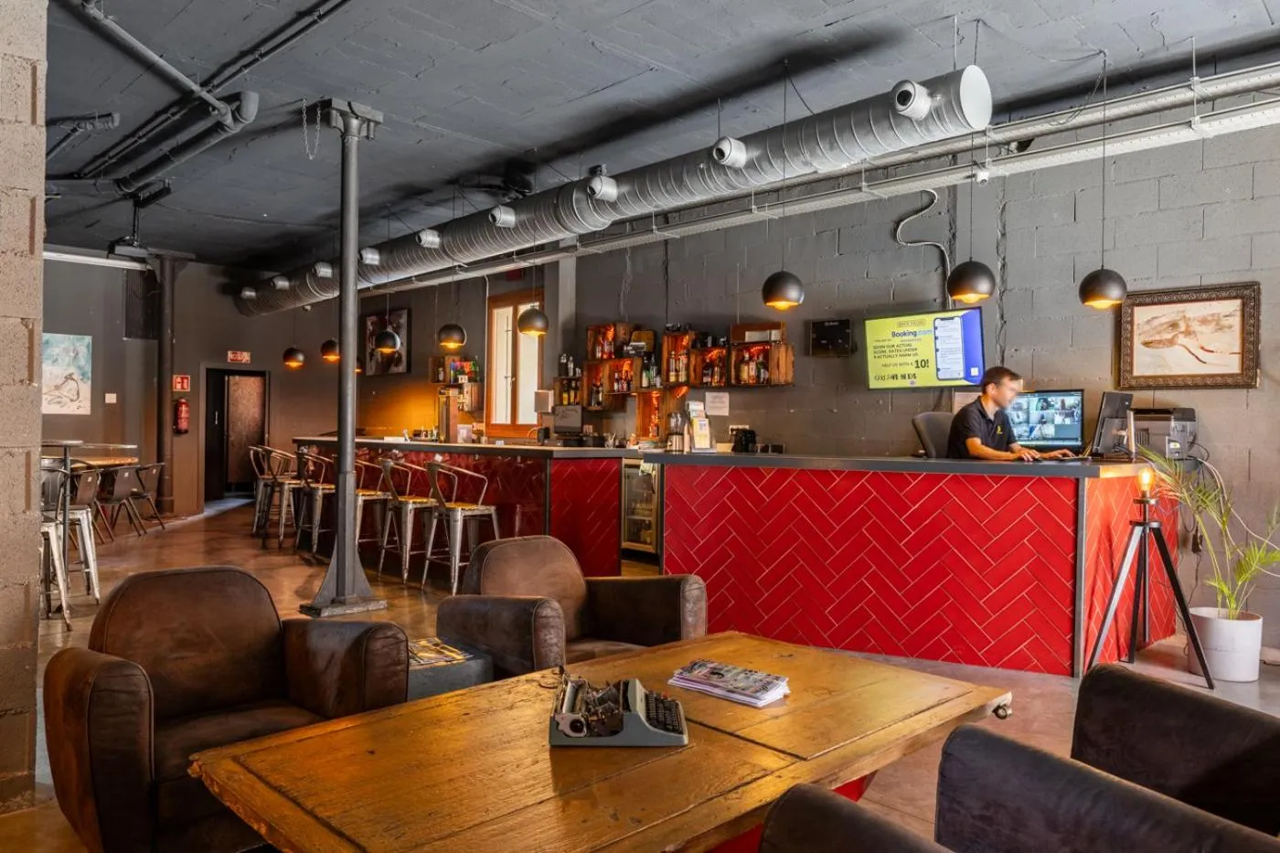 Lobby or reception in Brick Palma - Turismo de Interior