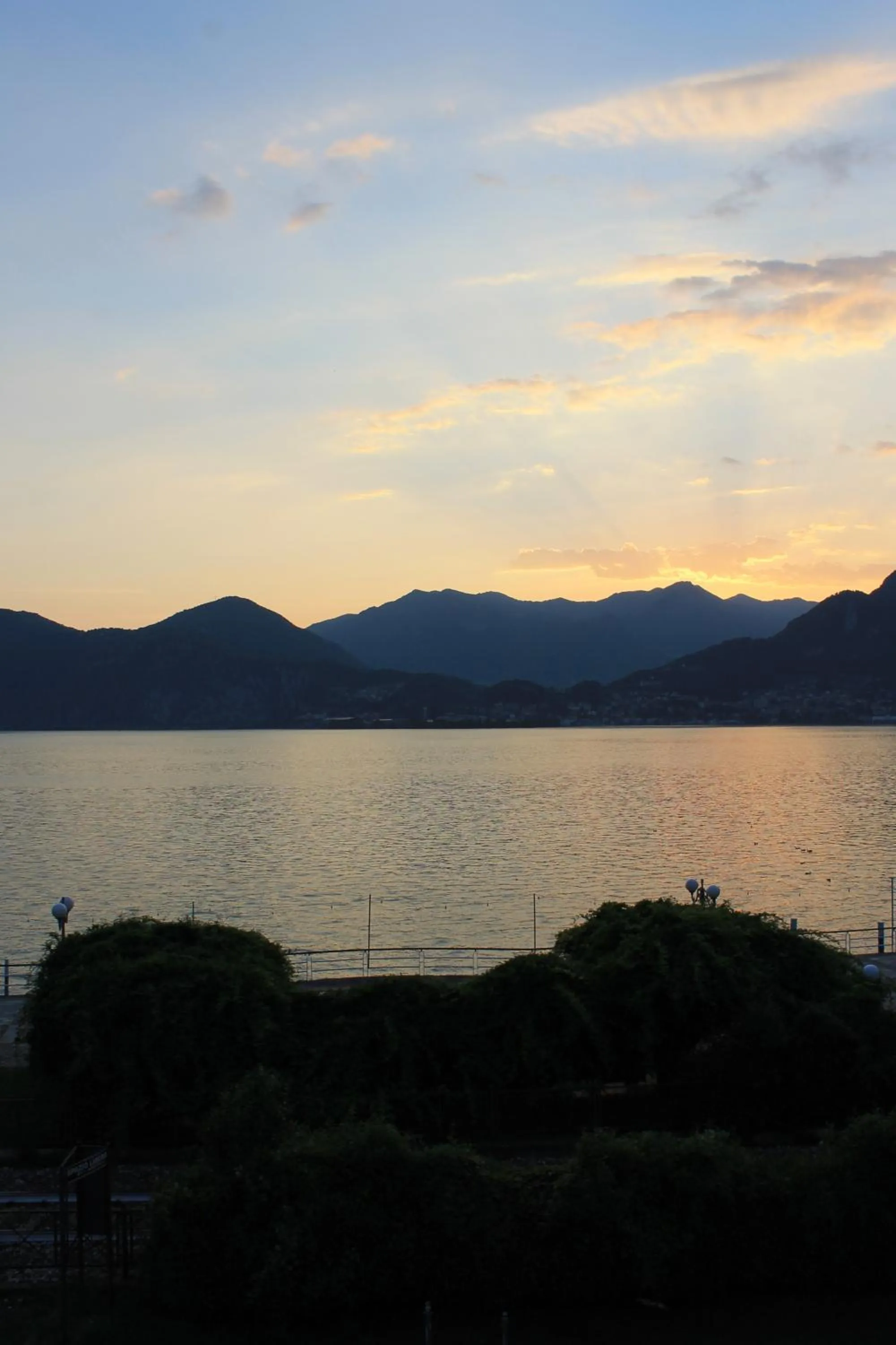 Lake view in Hotel Capovilla