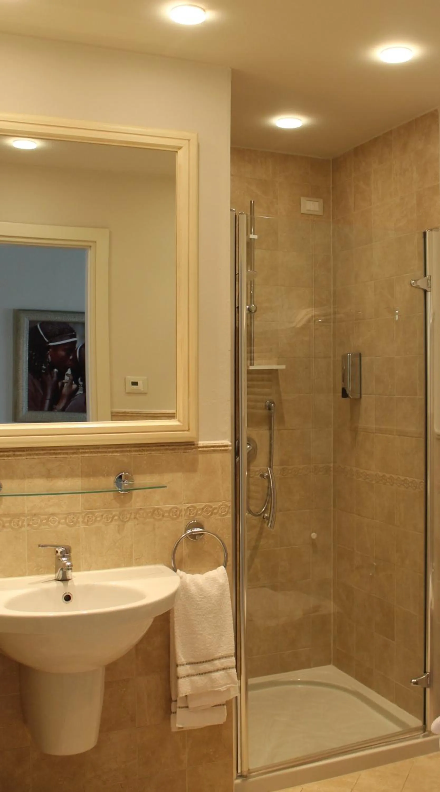 Bathroom in Hotel Capovilla