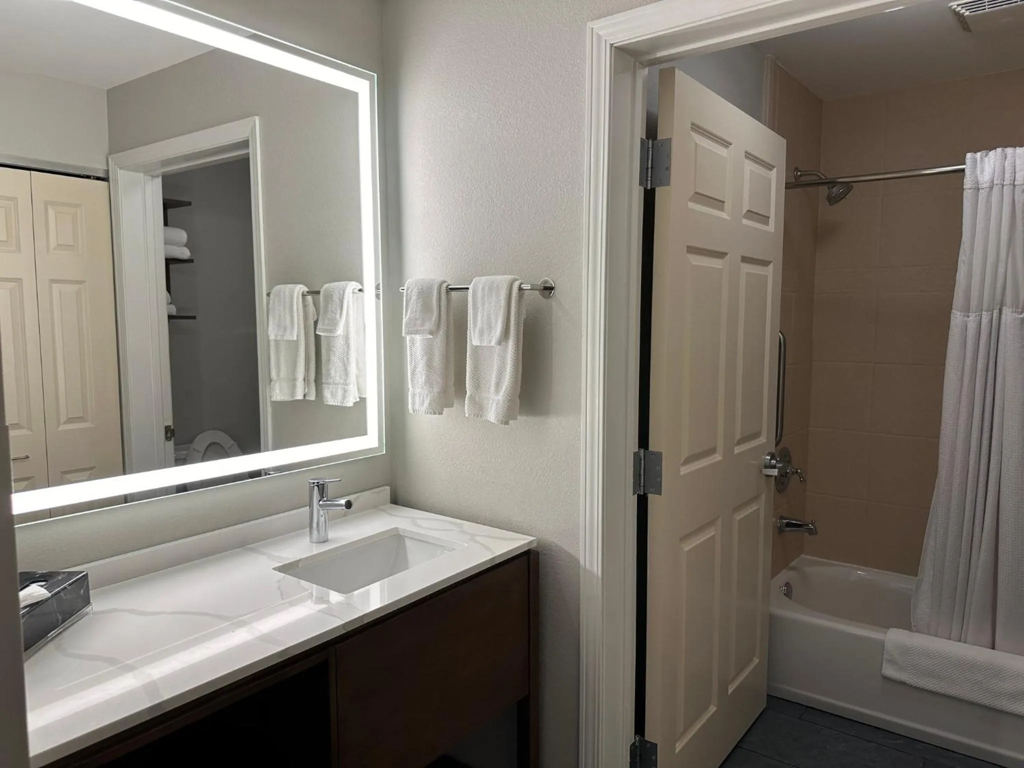 Bathroom in Staybridge Suites Milwaukee West-Oconomowoc by IHG