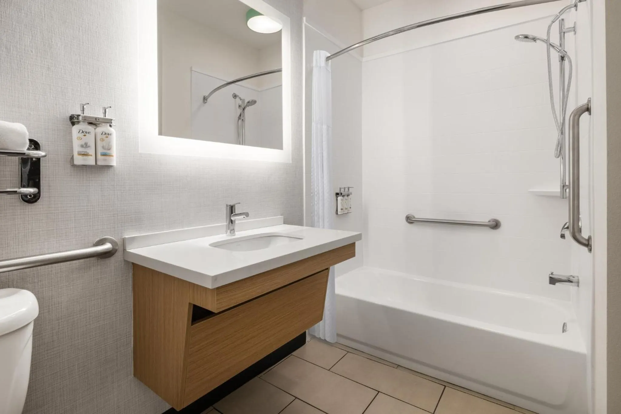 Bathroom in Garner Hotel Brookings by IHG