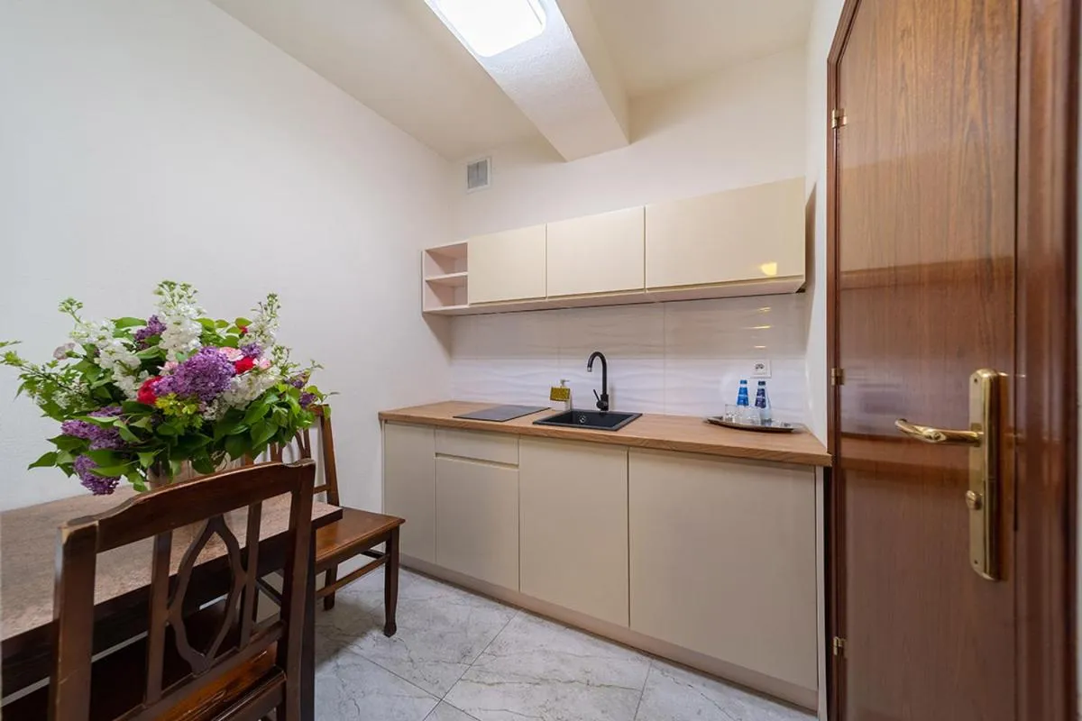 Kitchen or kitchenette in Zamek Kliczków