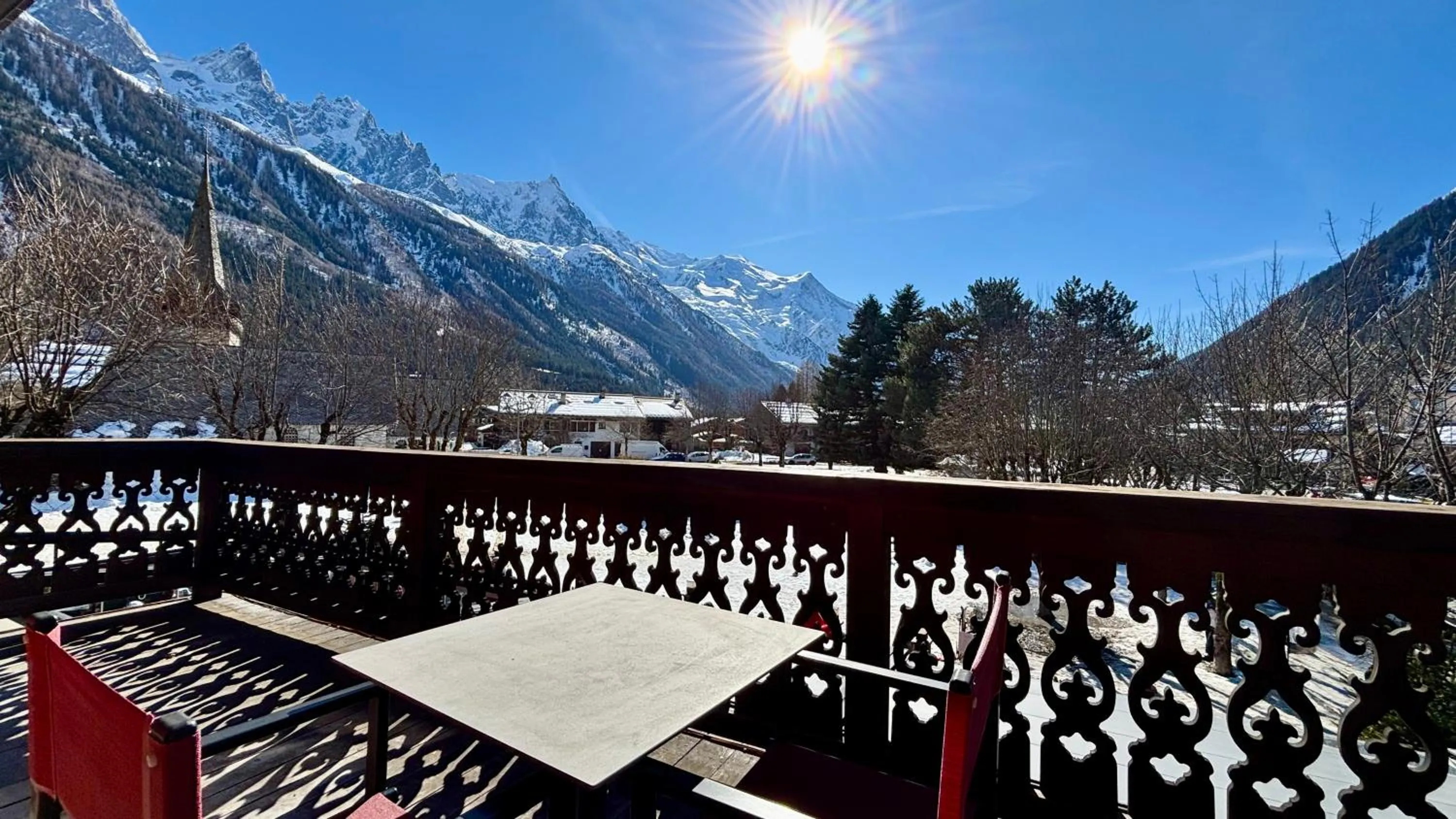 Balcony/Terrace in Hotel Le Castel