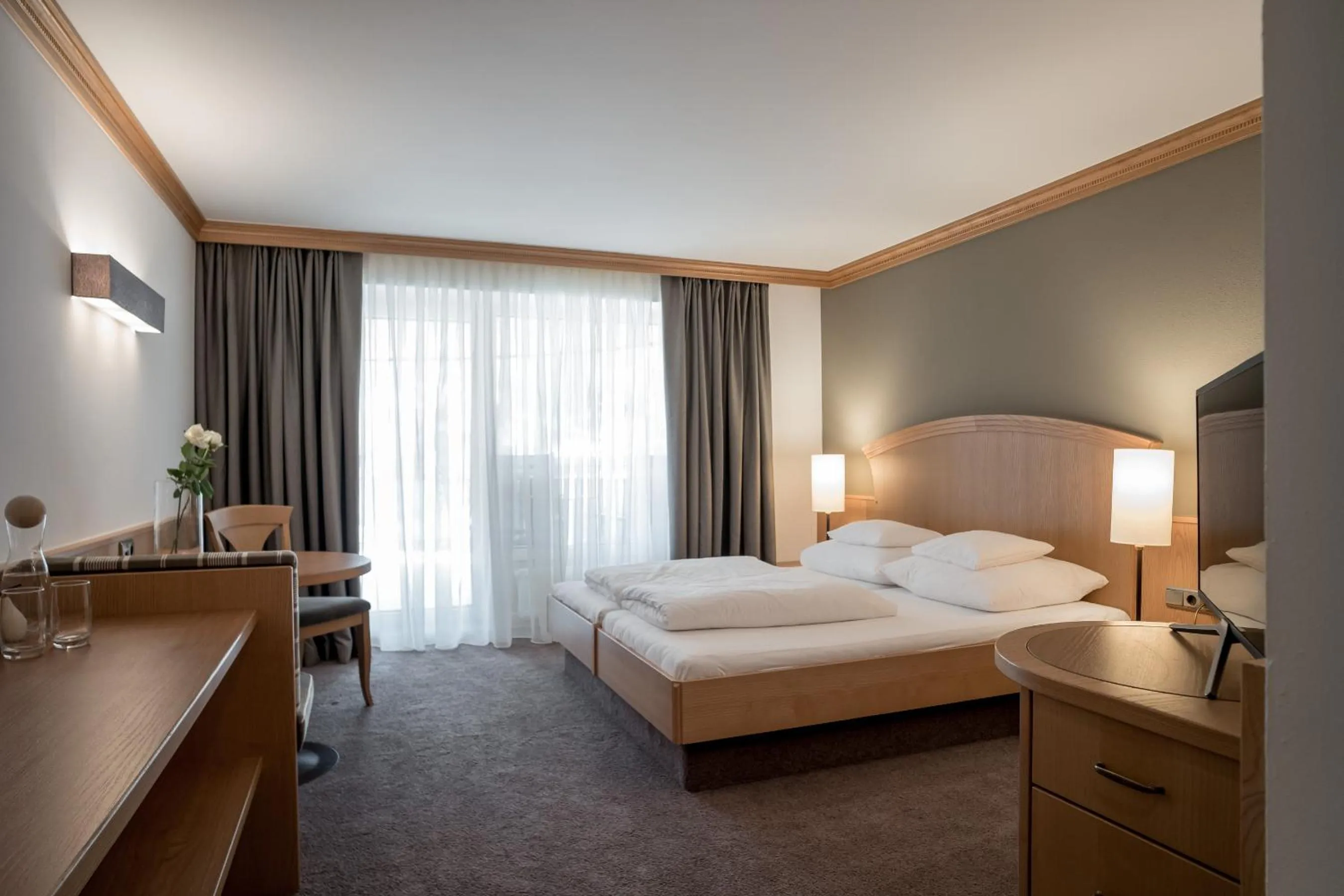 Photo of the whole room, Bed in Hotel Tyrolerhof