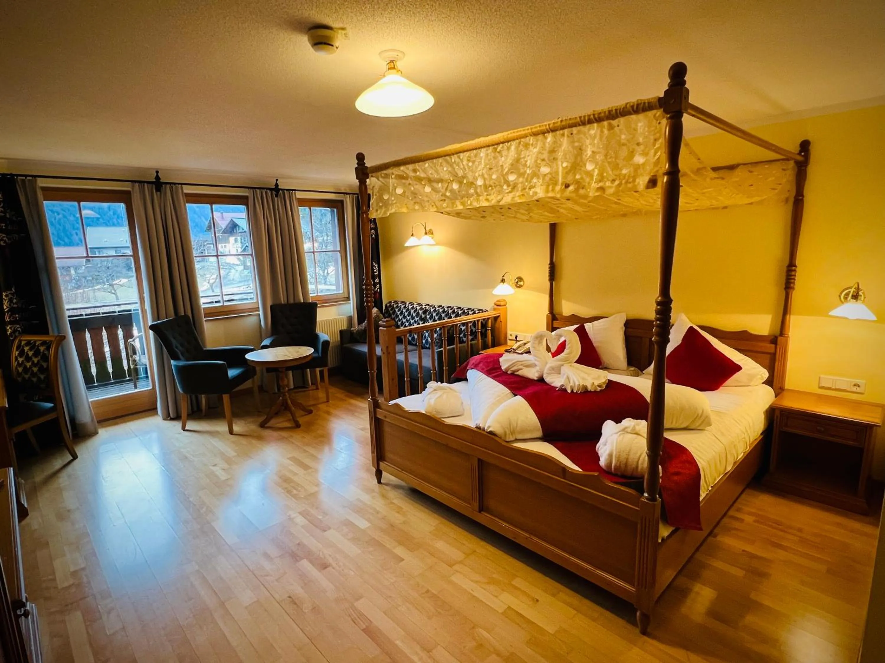 Photo of the whole room, Bed in Hotel Gasthof Adler