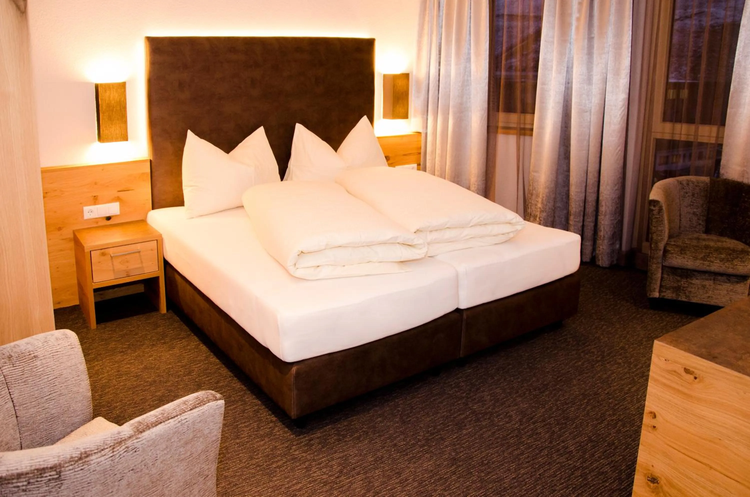 Bedroom, Bed in Garni Vereina