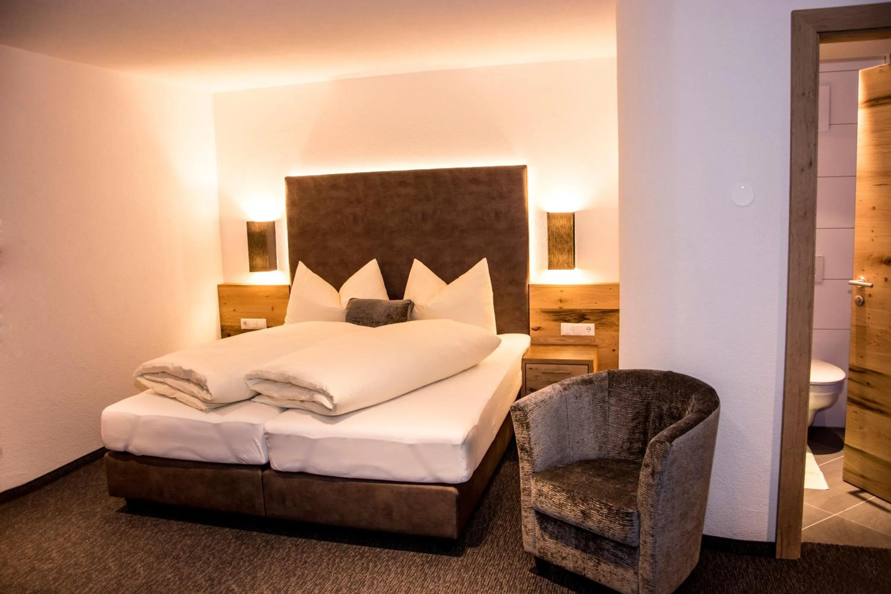 Bedroom, Bed in Garni Vereina