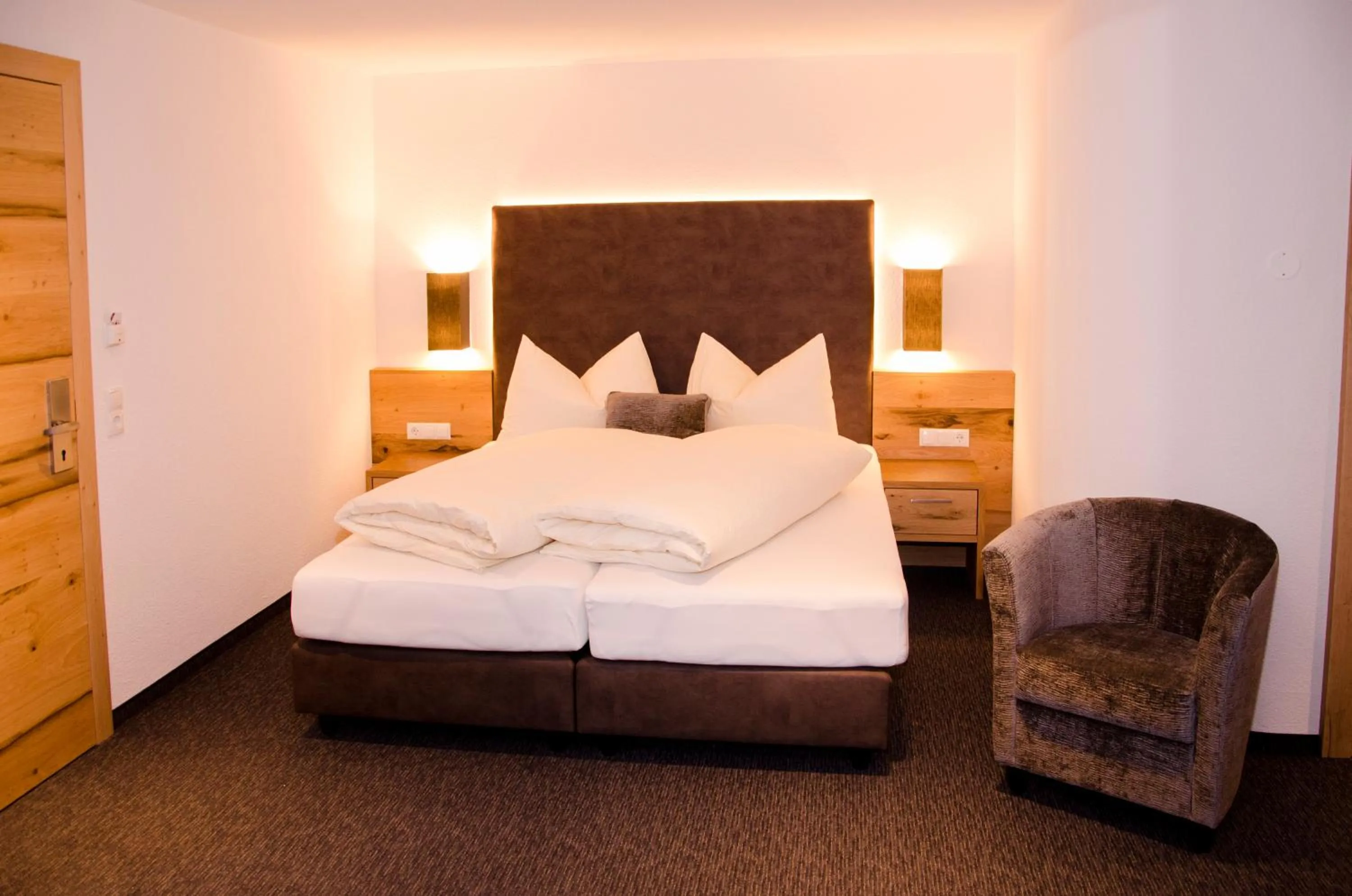 Bedroom, Bed in Garni Vereina