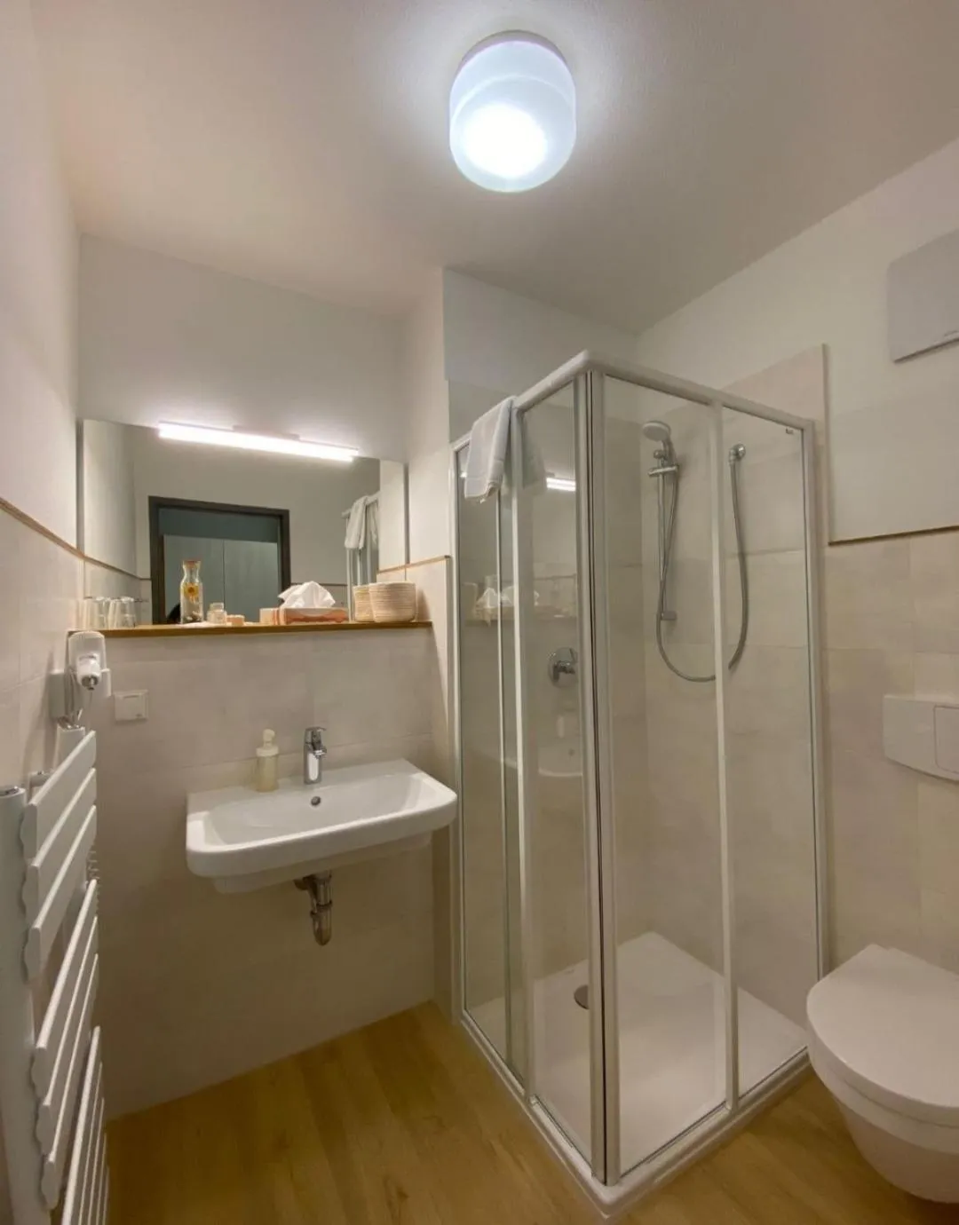 Bathroom in Sächsische Bildungs- und Begegnungsstätte Windmühle Seifhennersdorf