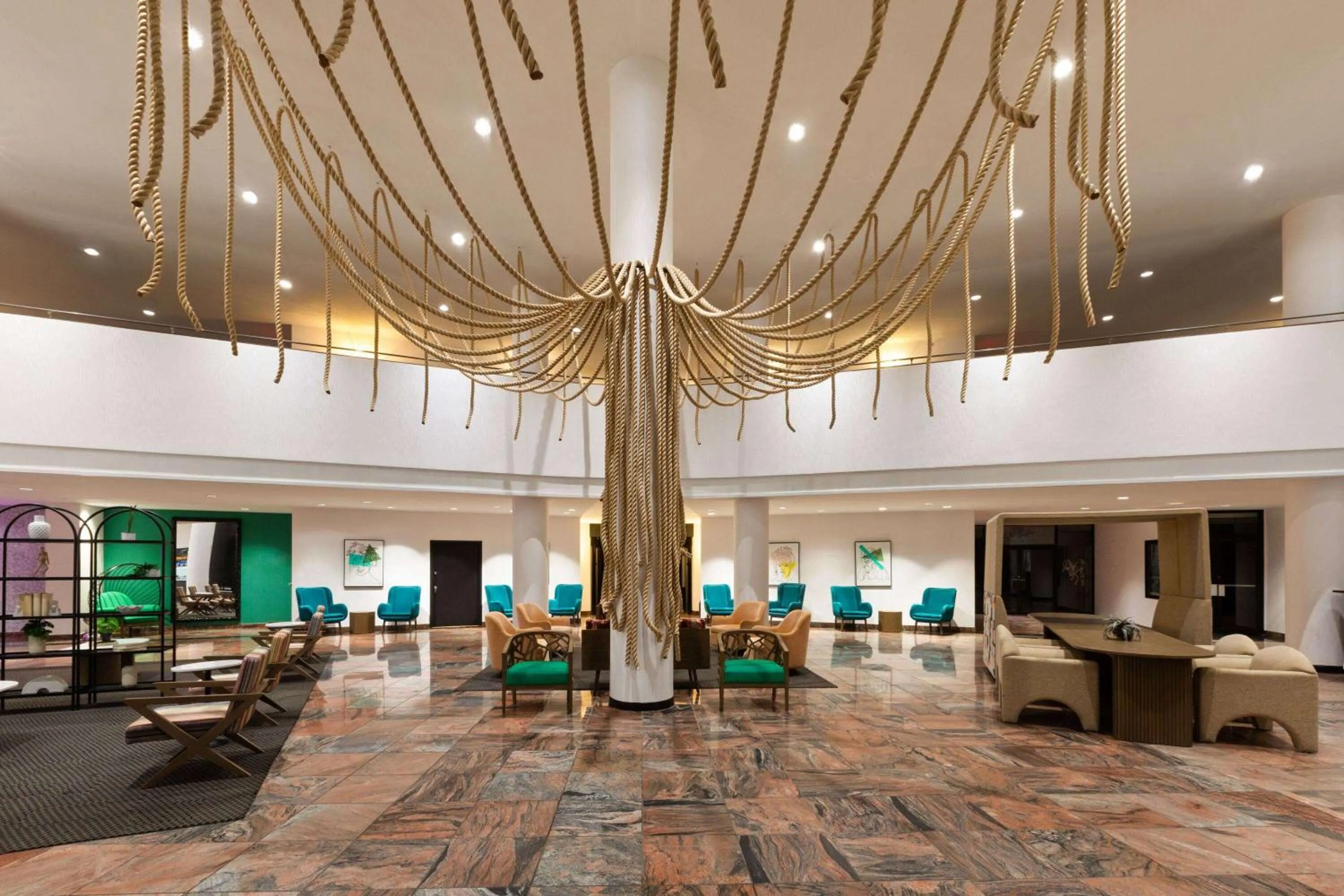 Lobby or reception in Wyndham Garden Norfolk Downtown